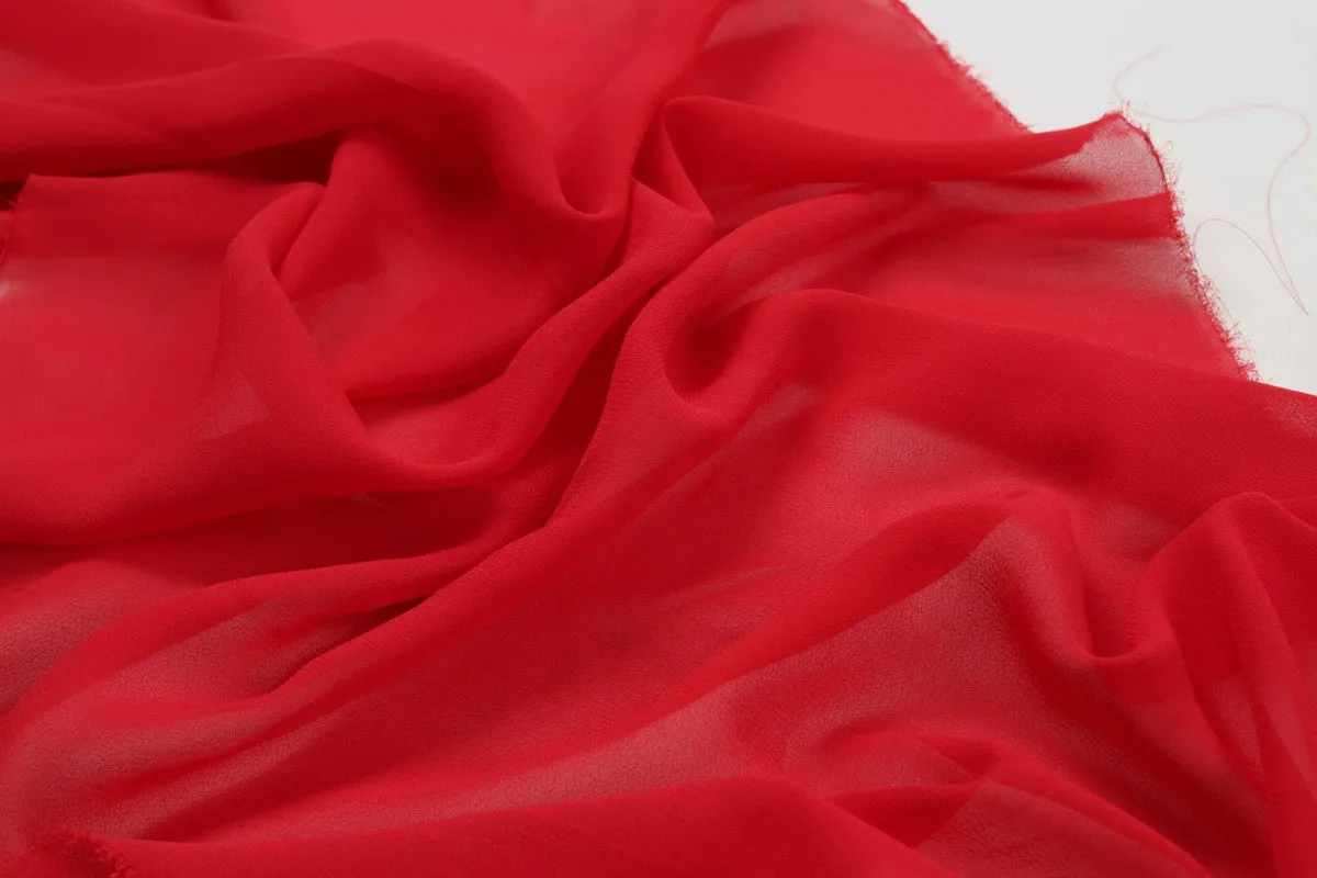 Light-Weight Chiffon Fabric - 8 Colors Available