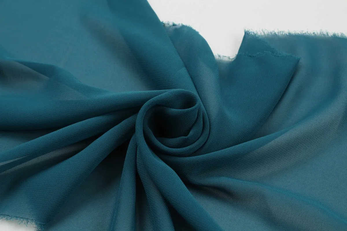 Light-Weight Chiffon Fabric - 8 Colors Available