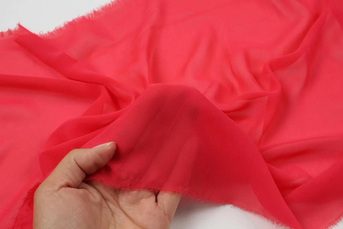 Light-Weight Chiffon Fabric - 8 Colors Available