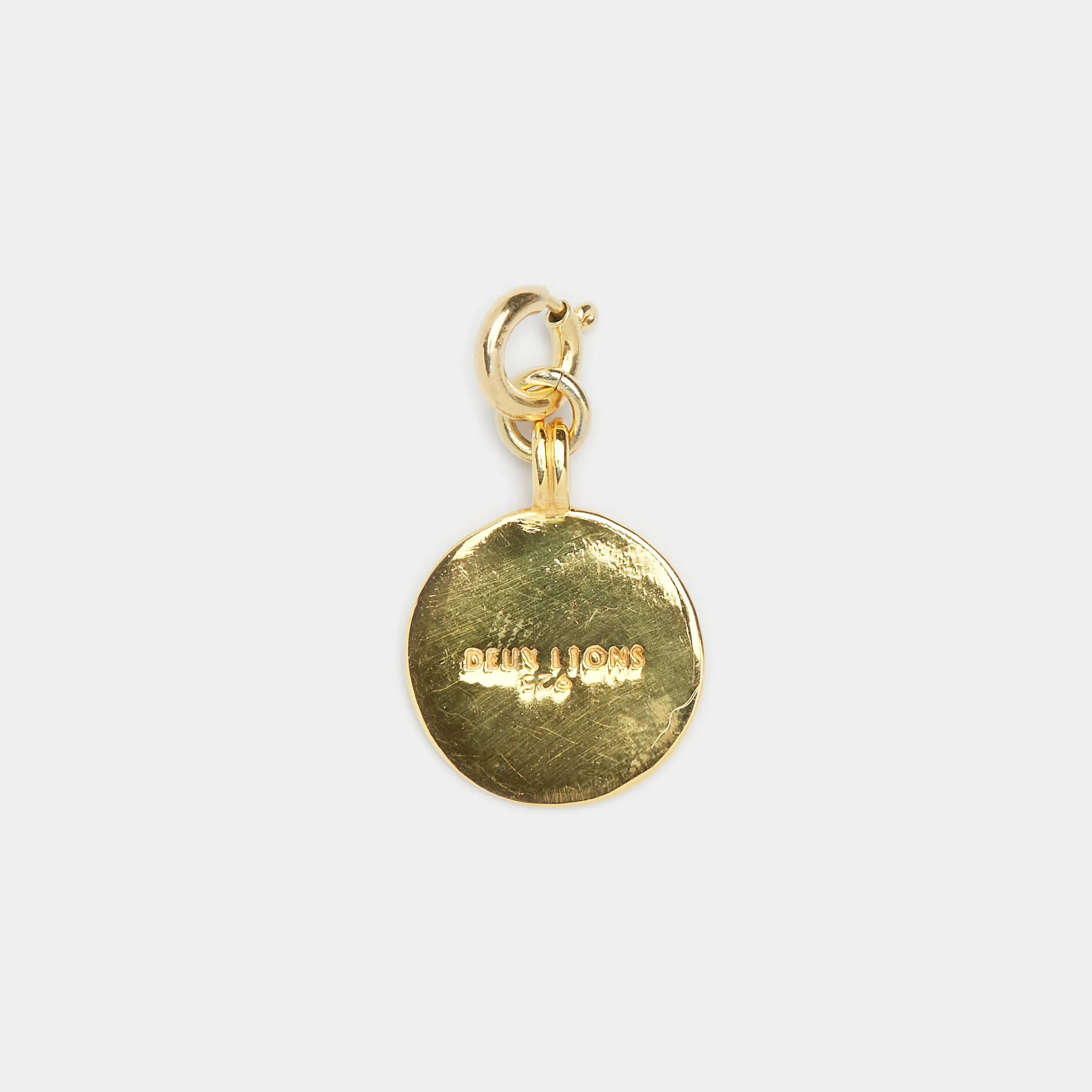 Lillie Initial Charm in Gold size Big