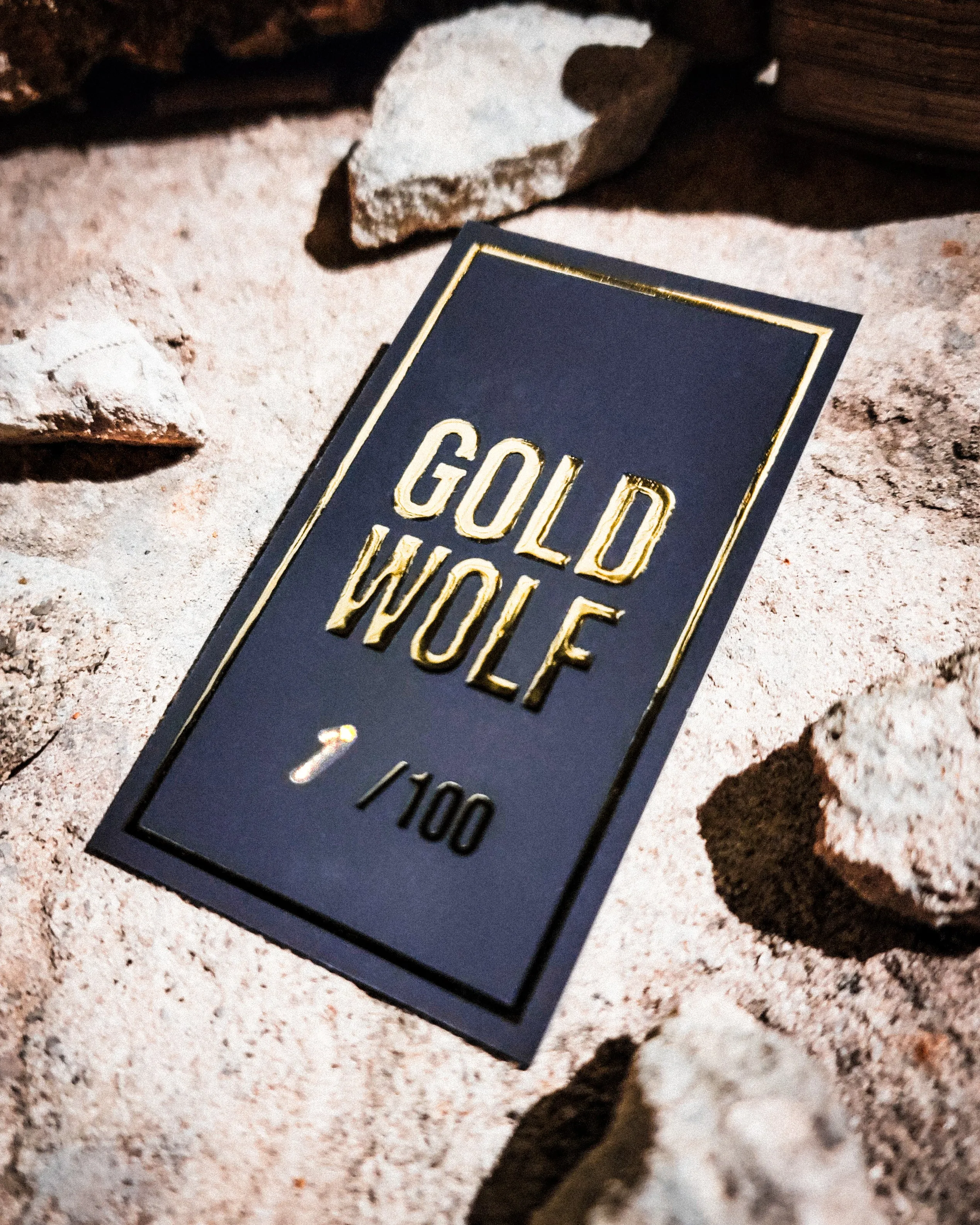 LIMITED EDITION GOLD WOLF T-SHIRT