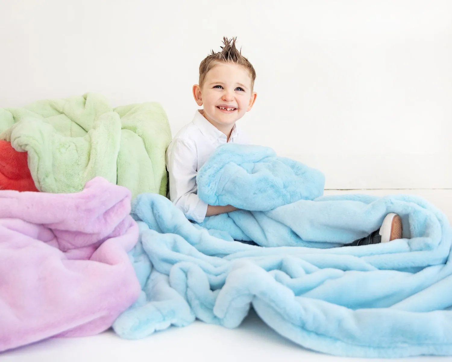 Lush Robin Egg Blue Blanket