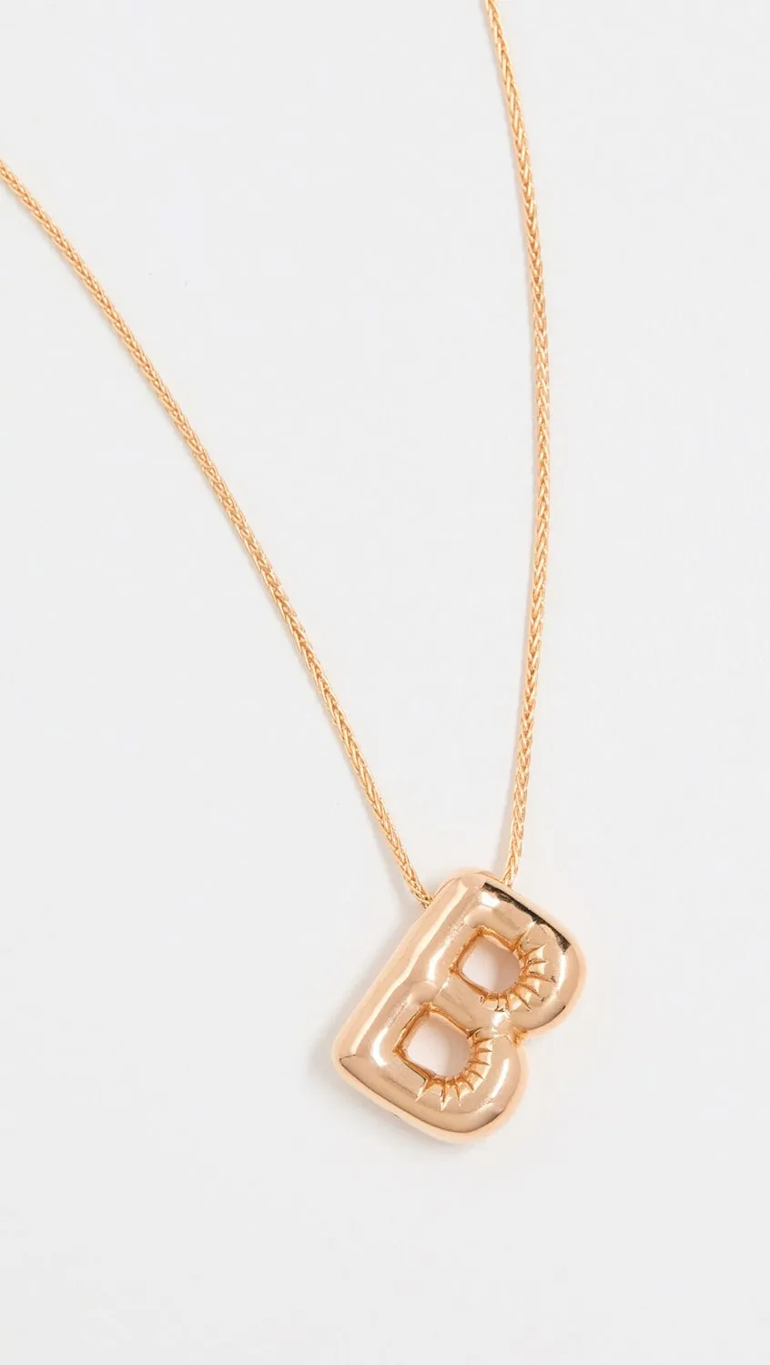 MAISON IREM BALLOON LETTER NECKLACE