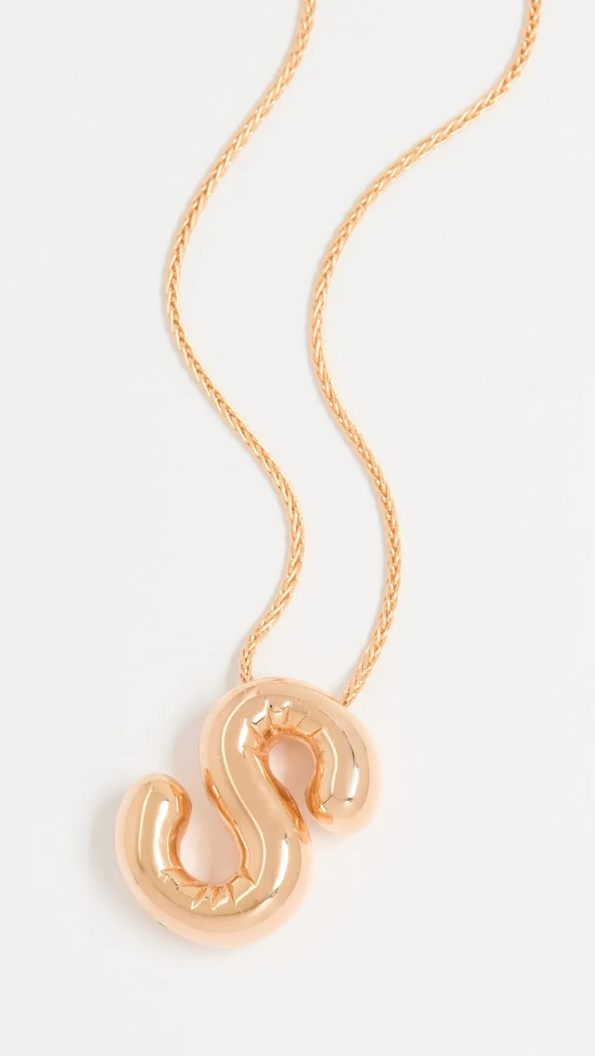 MAISON IREM BALLOON LETTER NECKLACE