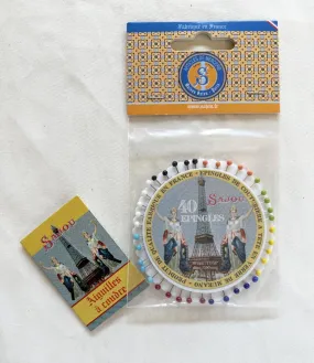 Maison Sajou Tour Eiffel Pins And Needles Pair