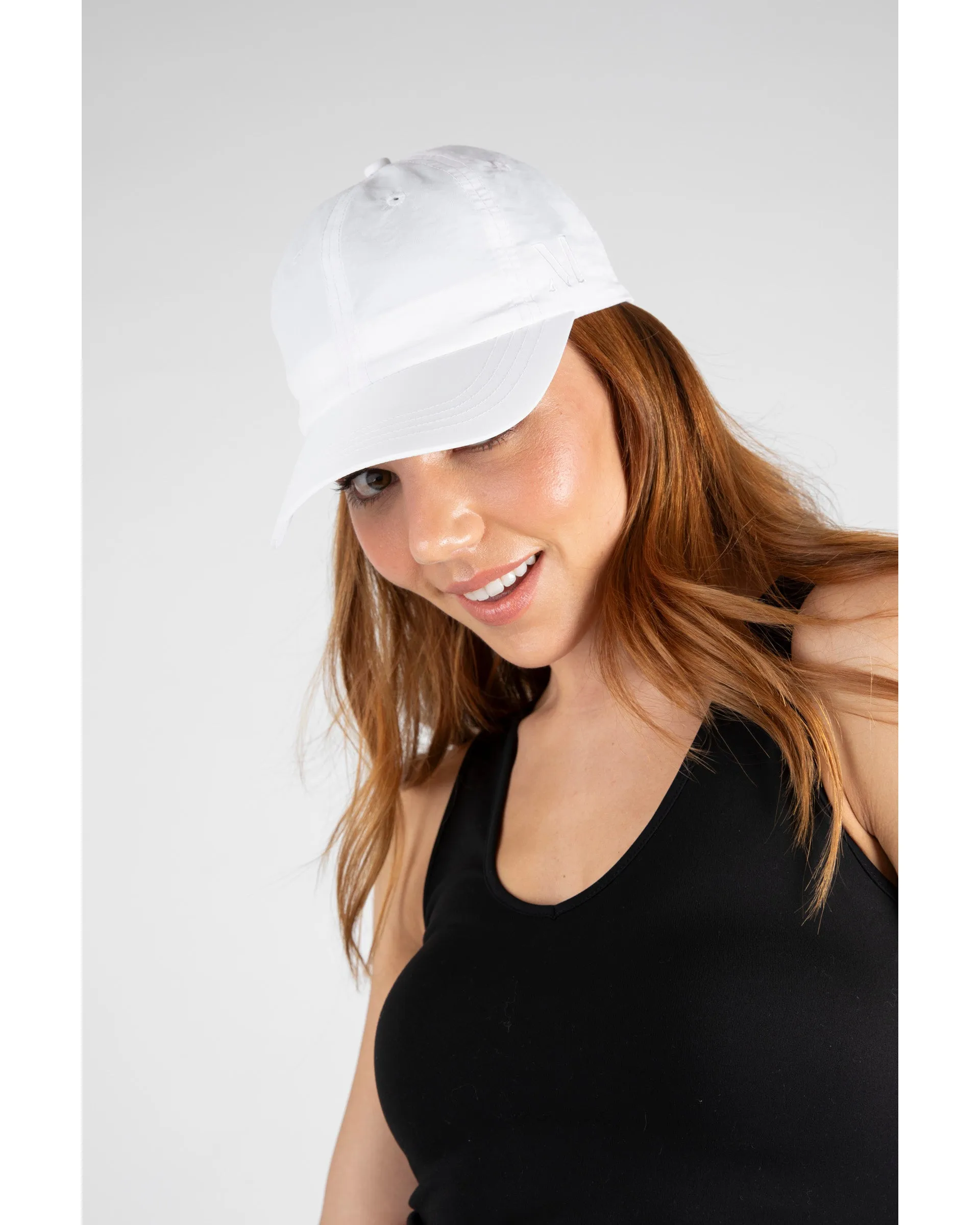 Marlow Nylon Cap - White