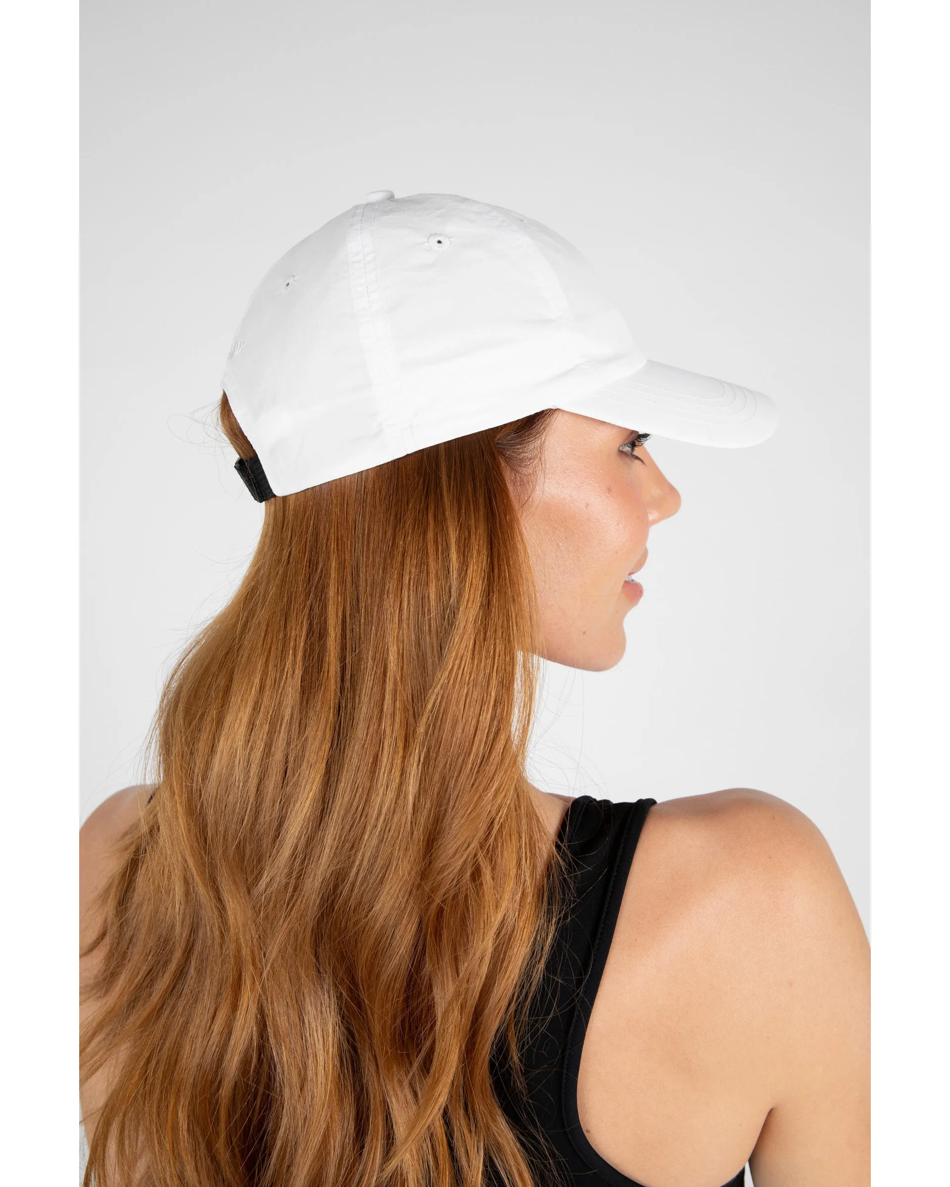 Marlow Nylon Cap - White