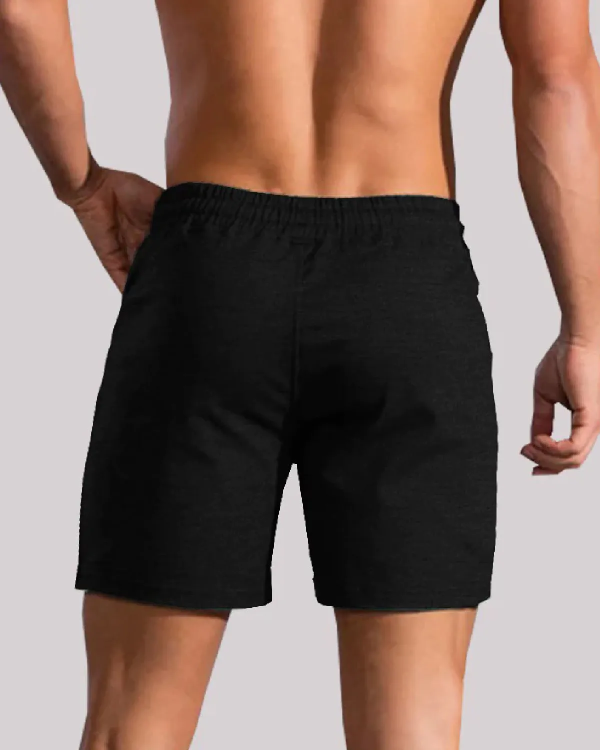 Men Black Boxer Shorts