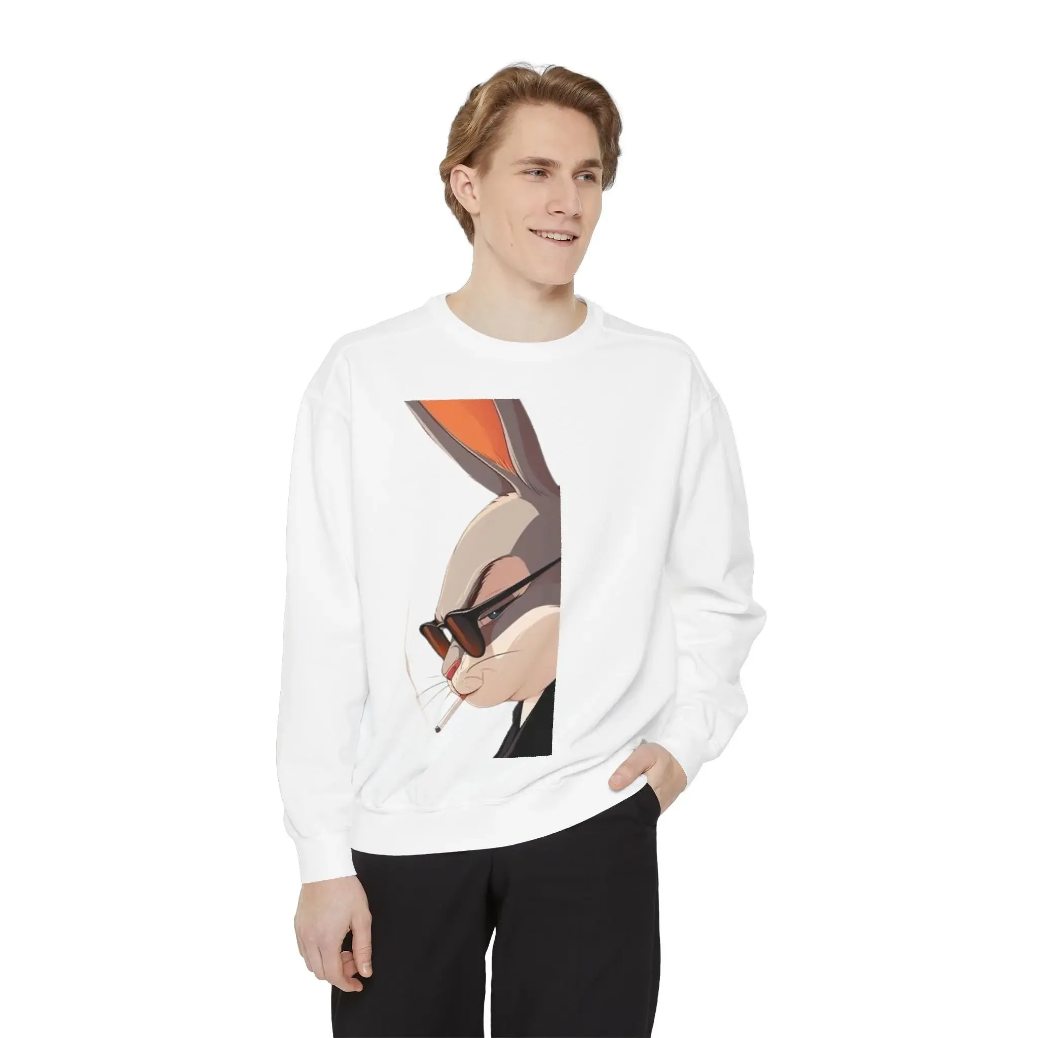 MENS AND WOMENGarment-Dyed Sweatshirt