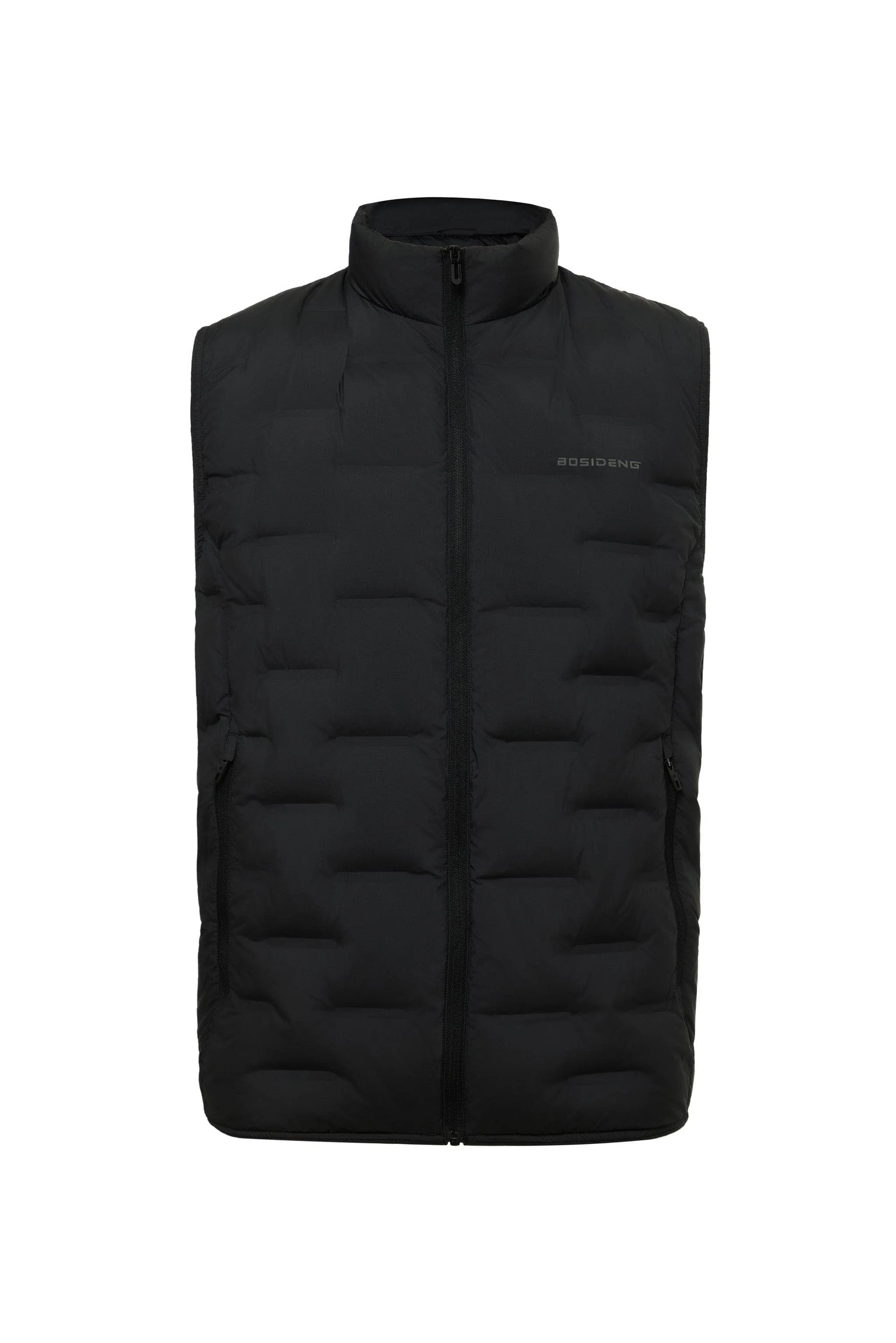 Men's Goose Down Stand Collar Gilet 1031