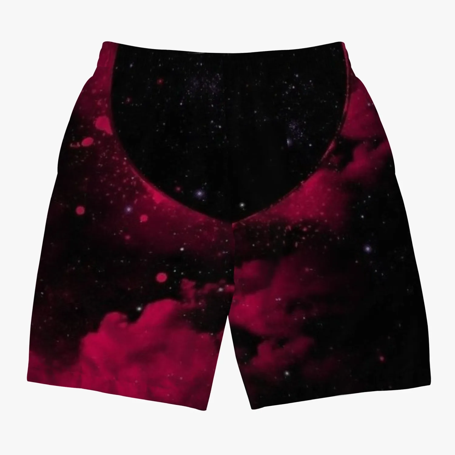 Men’s red/blk wacky space Board Shorts