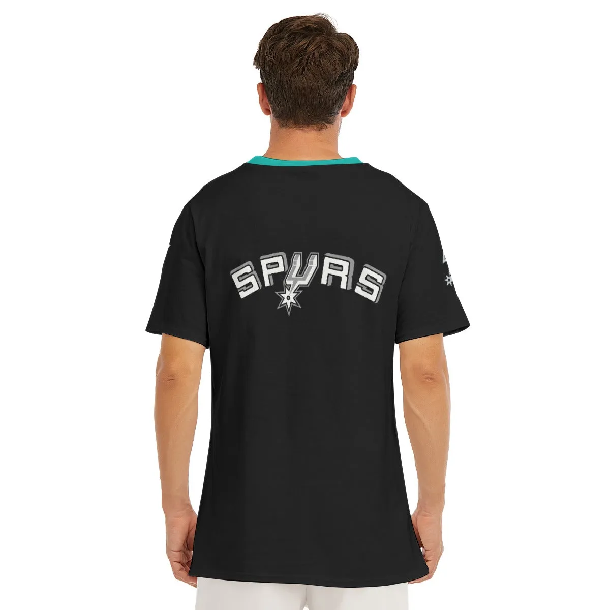 Men's San Antonio Basketball O-Neck T-Shirt | 190GSM Cotton