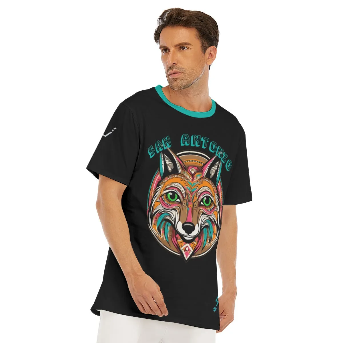 Men's San Antonio Basketball O-Neck T-Shirt | 190GSM Cotton