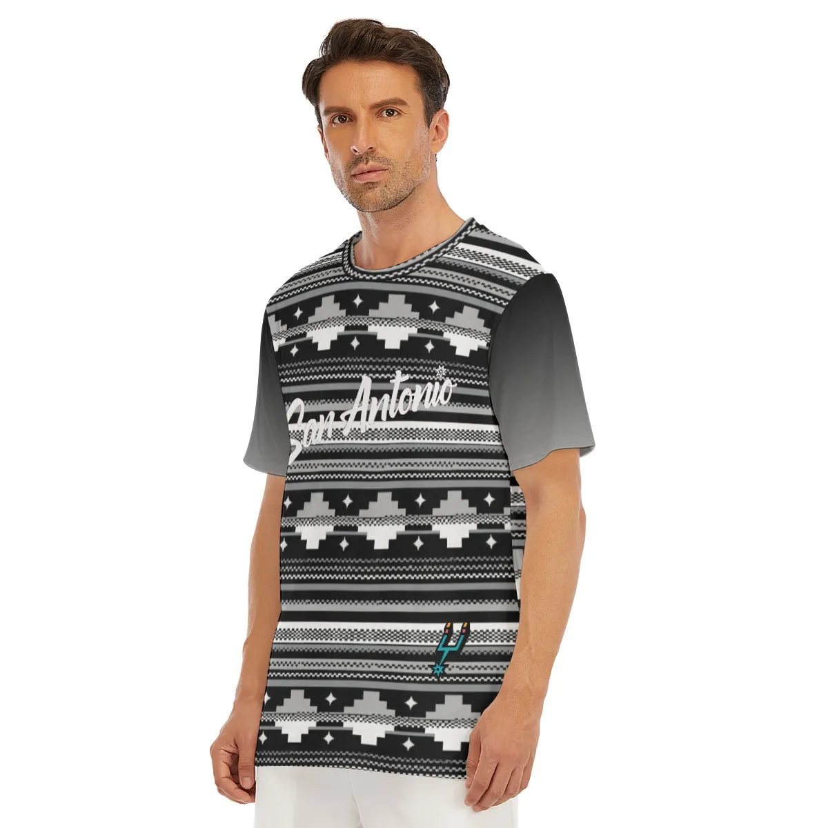 Mens San Antonio Basketball Serape Shirt