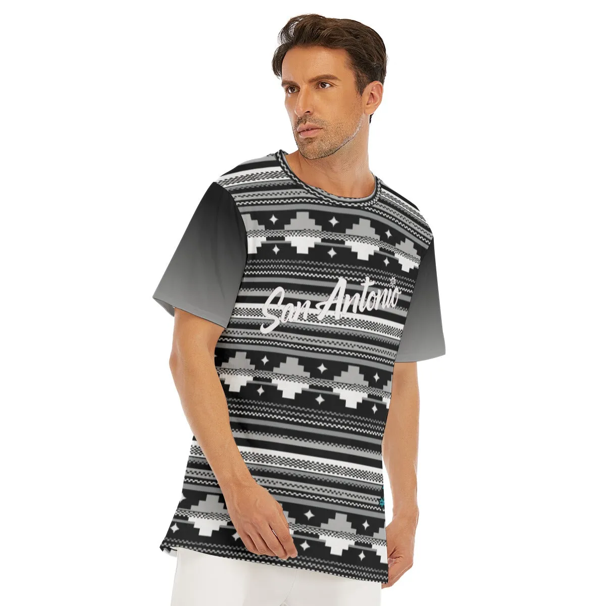 Mens San Antonio Basketball Serape Shirt