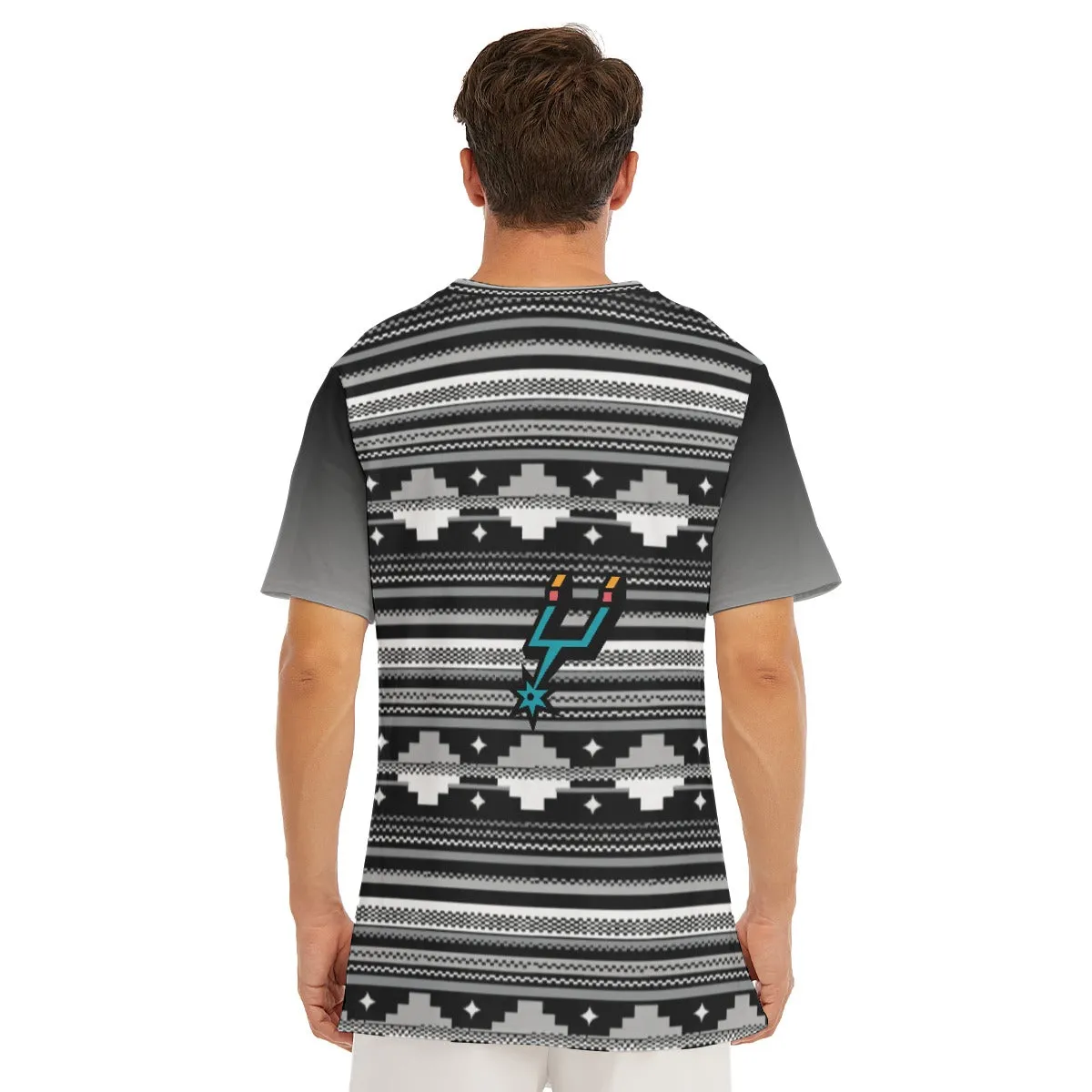 Mens San Antonio Basketball Serape Shirt