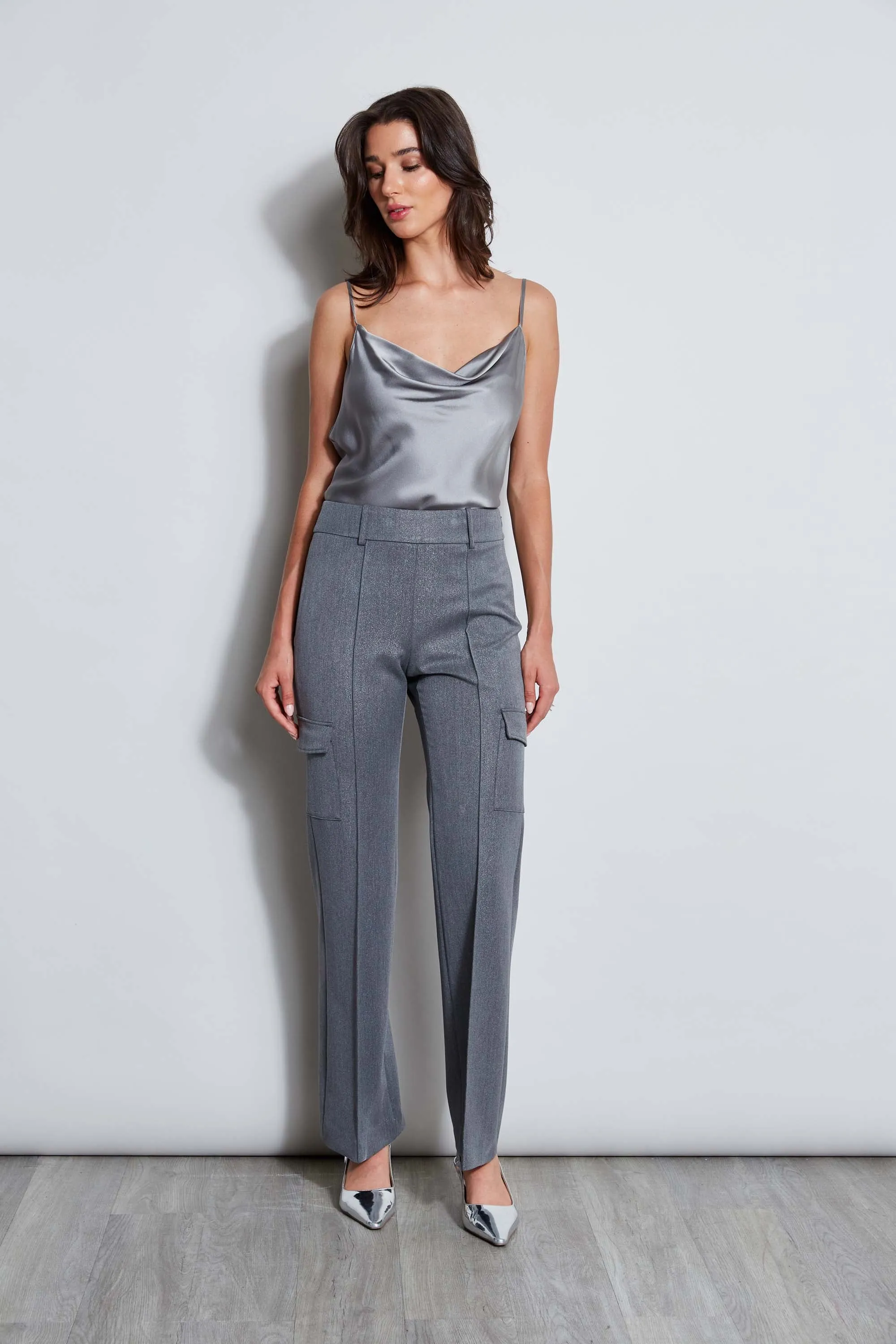 Metallic Cargo Pant