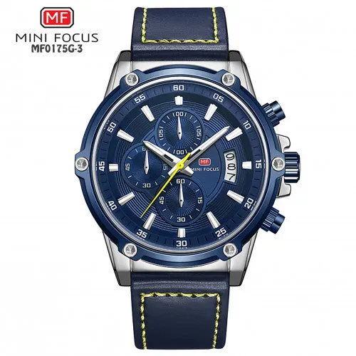 MF0175G-3 MINI FOCUS CUERO AZUL HOMBRE