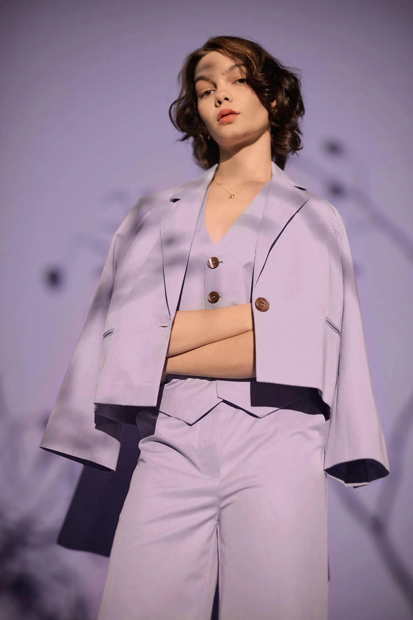 Minhwa Blazer Lilac