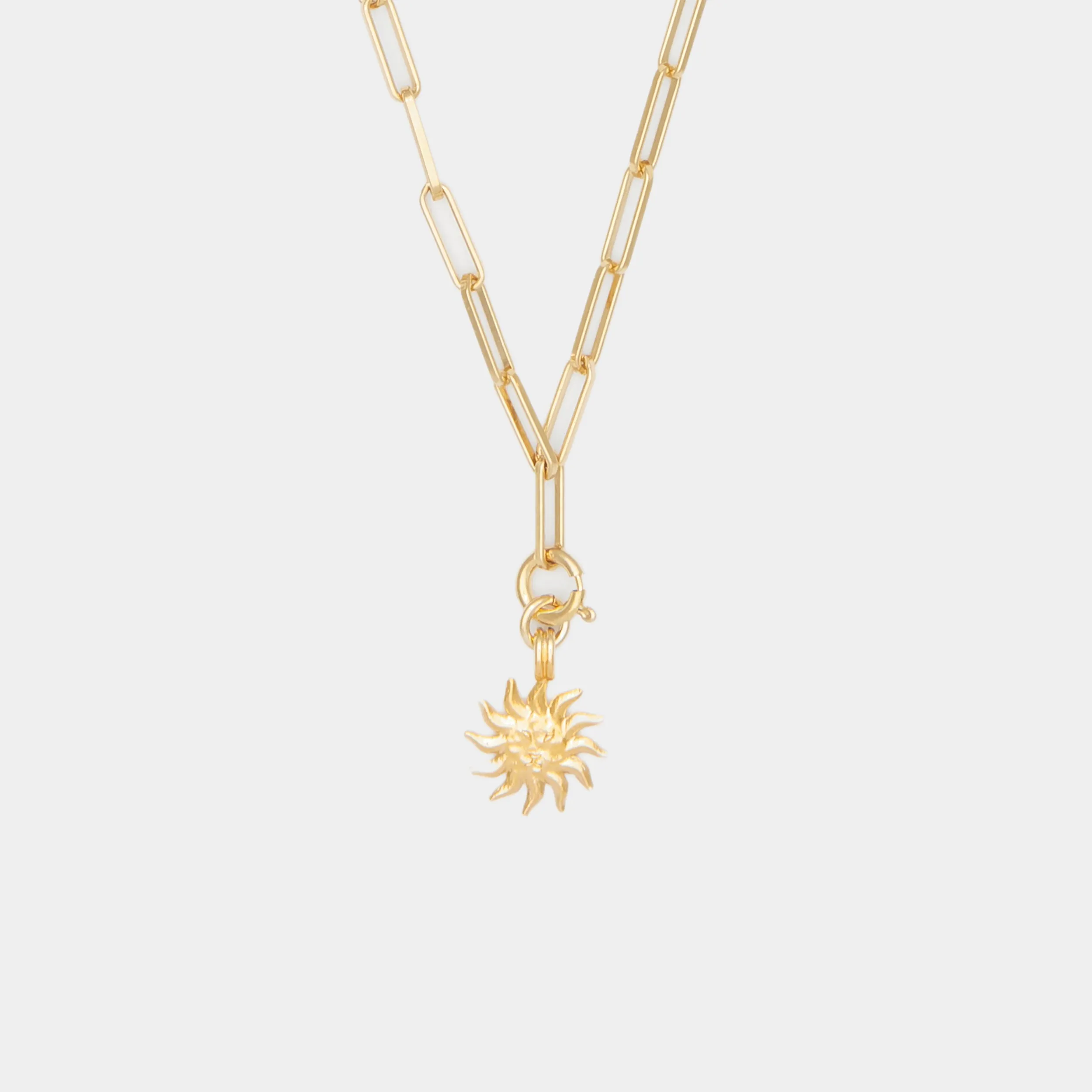 Mini Aurora Sun Charm on Cairo Chain