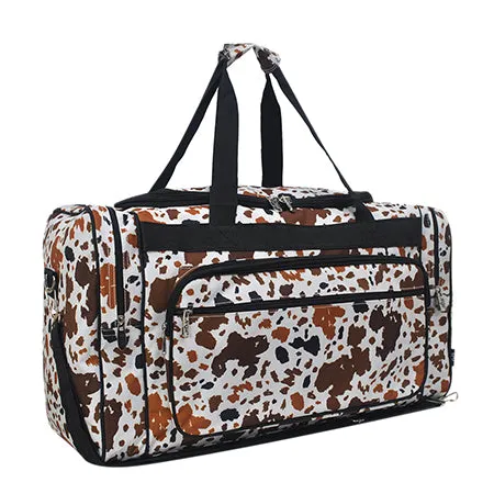 Mocha Cow NGIL Canvas 23" Duffle Bag