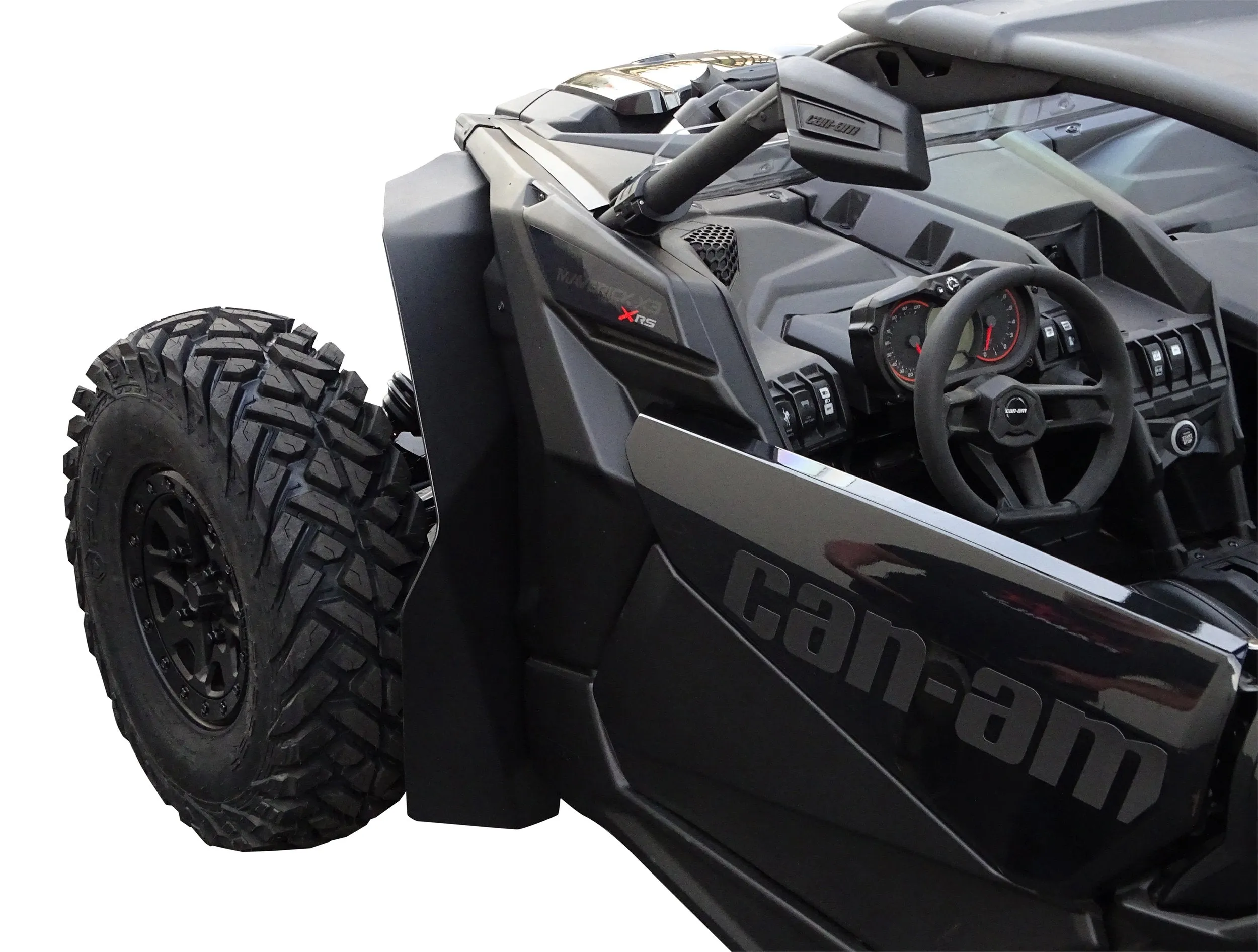 MudBusters Max Stock Fender Flares for 2017-2025 Can-Am Maverick X3 RS (72 inch)