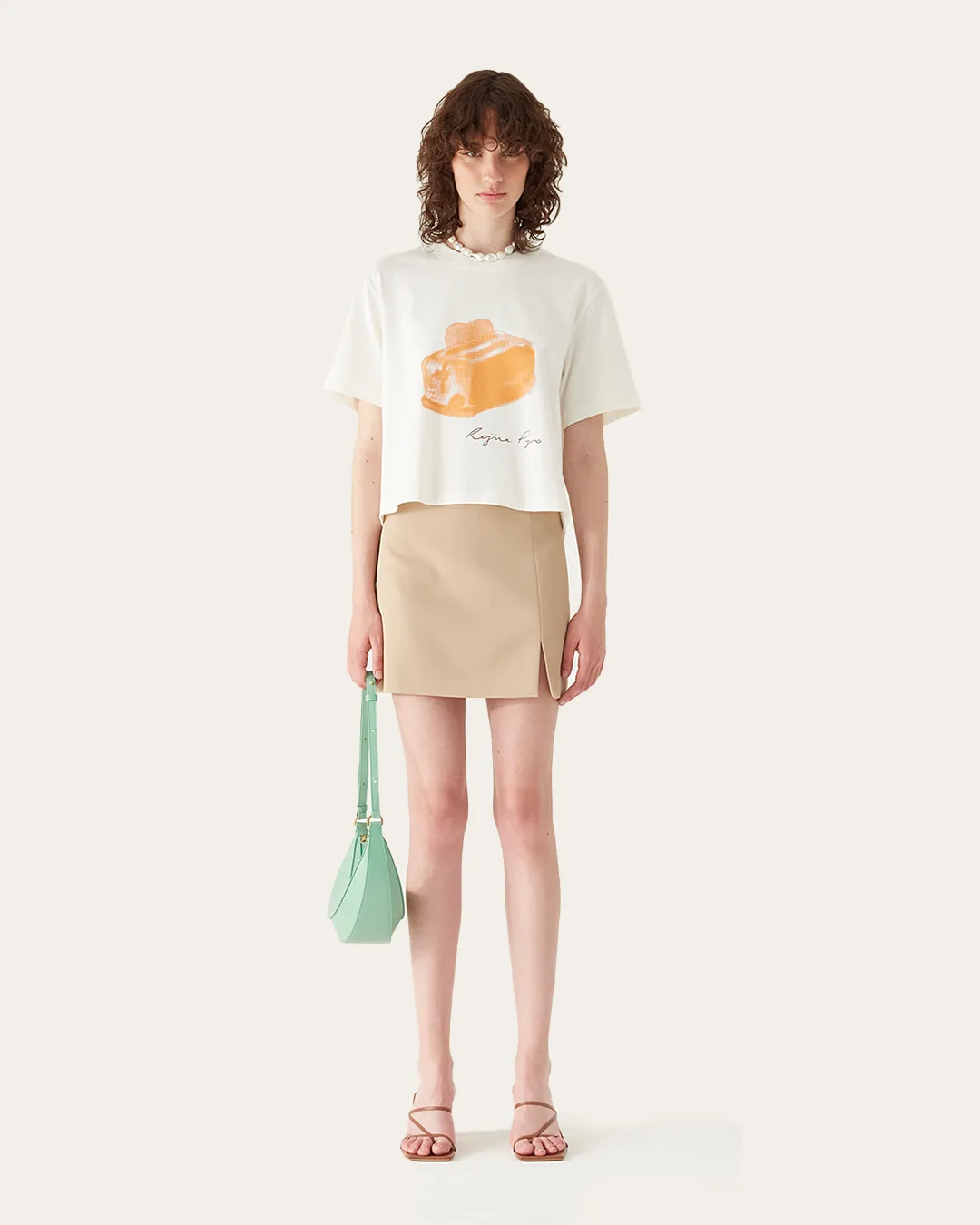 Murphy T-Shirt Organic Cotton Off-White Toast