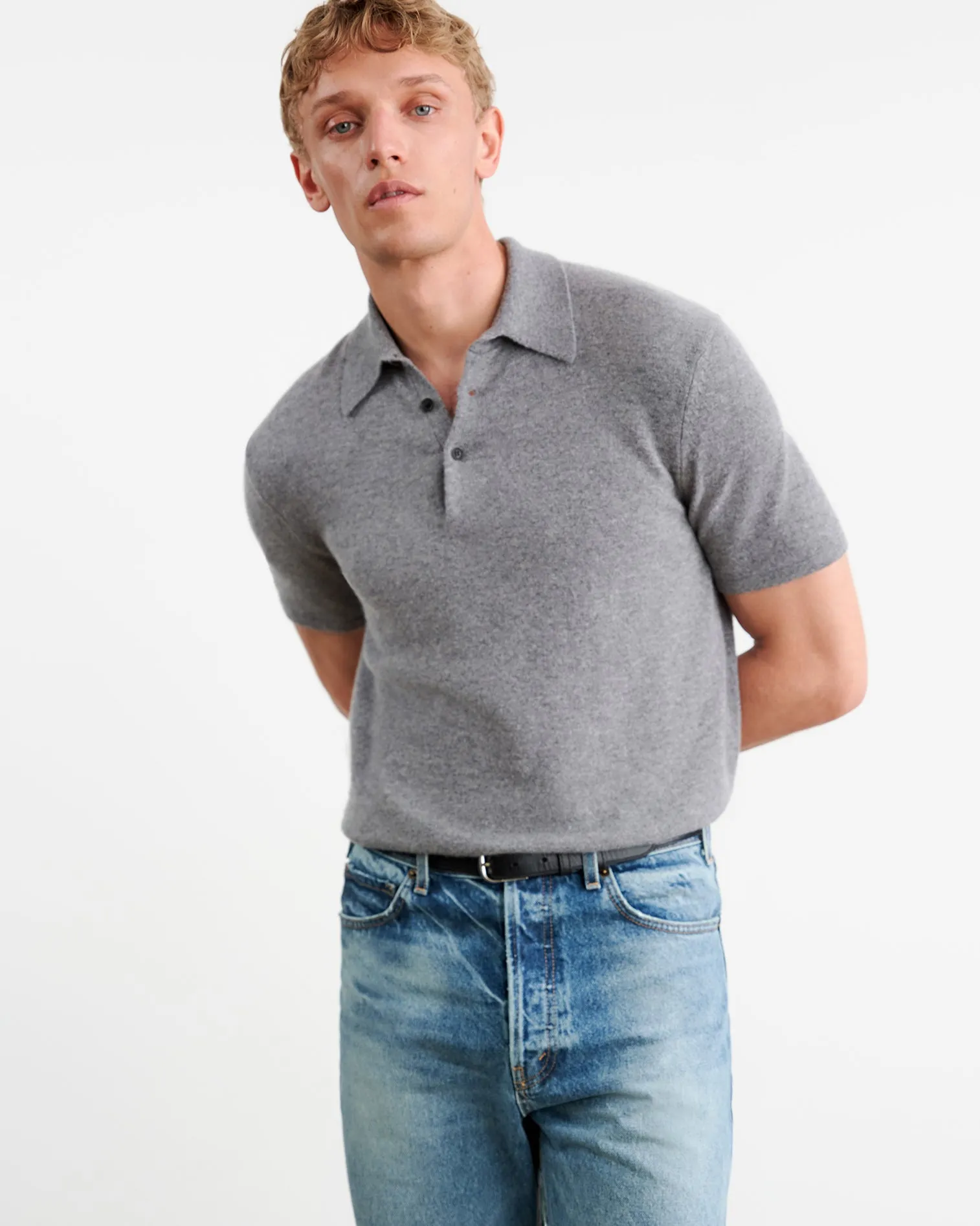 MYLES CASHMERE POLO