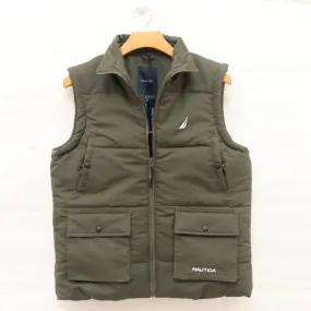 NA - Men 'Olive' Premium Puffer Gilet NA627