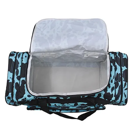 Neon Cow Turquoise NGIL Canvas 23 Duffle Bag