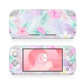 Nintendo Switch Lite Skin Decals - Tropic Summer - Wrap Vinyl Sticker