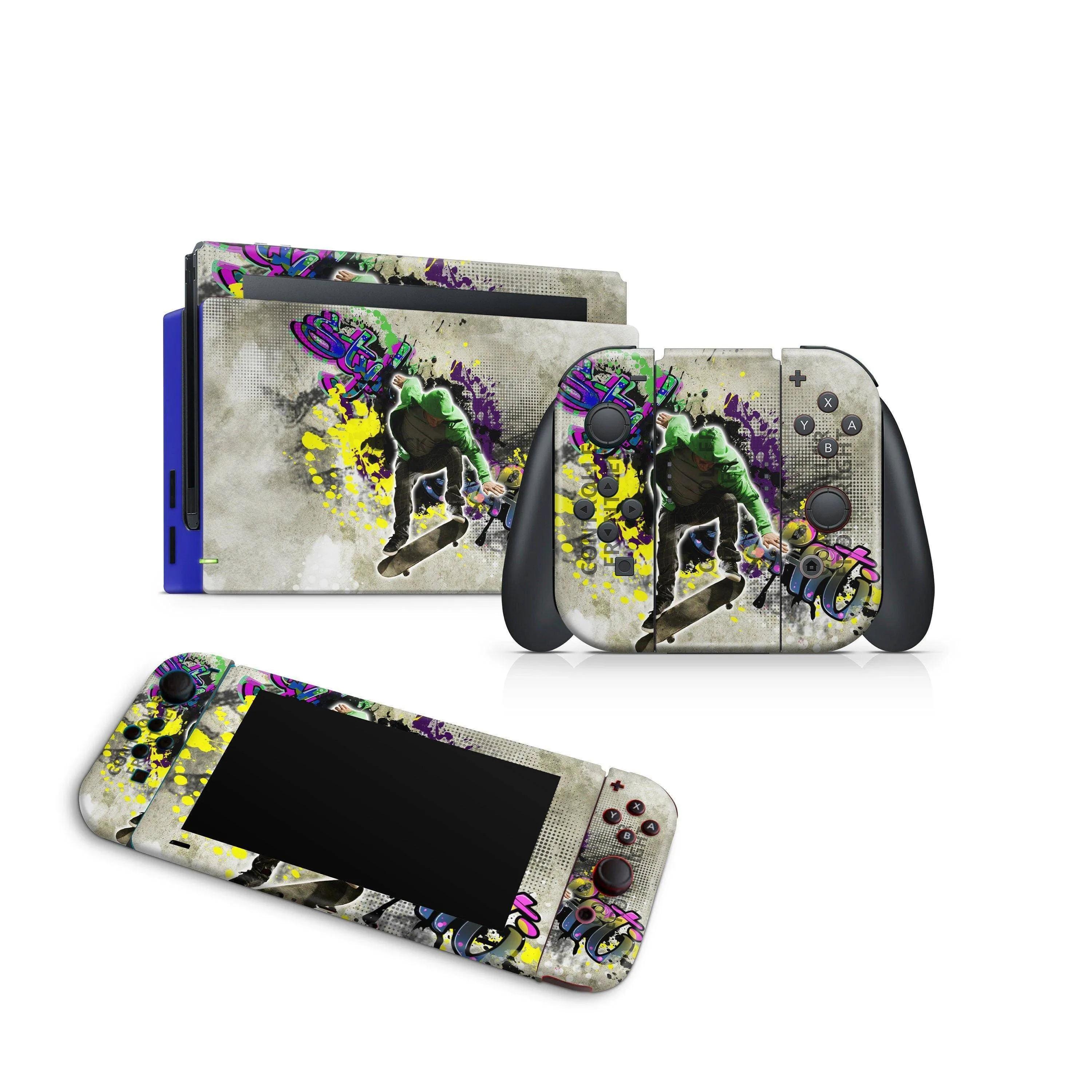 Nintendo Switch Skin Decals - Skater - Wrap Vinyl Sticker