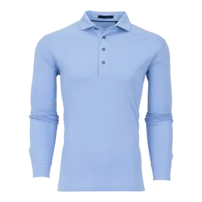 Omaha Long Sleeve Polo (Delphinium)