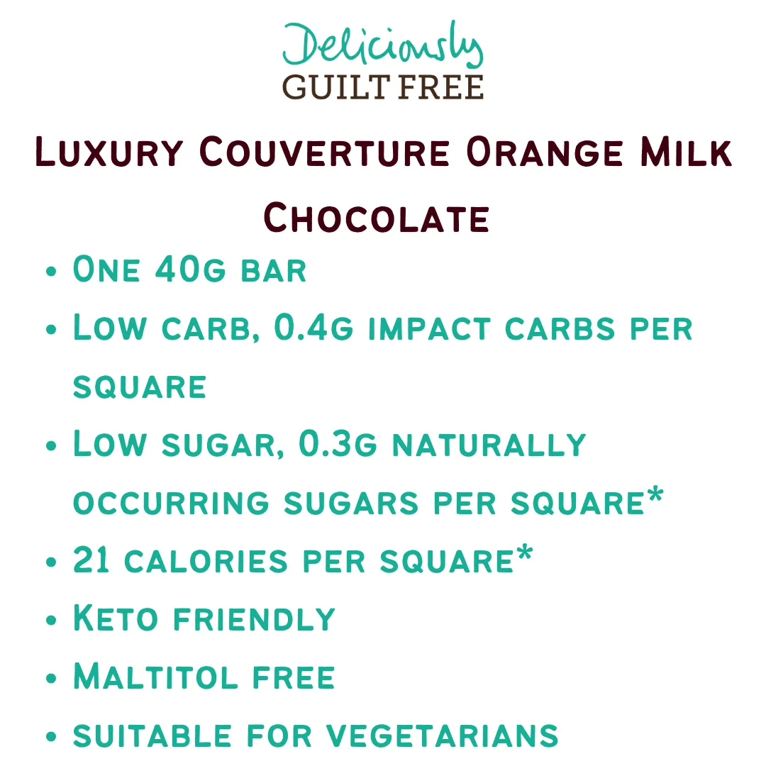 Orange Milk Chocolate Bar (40g)