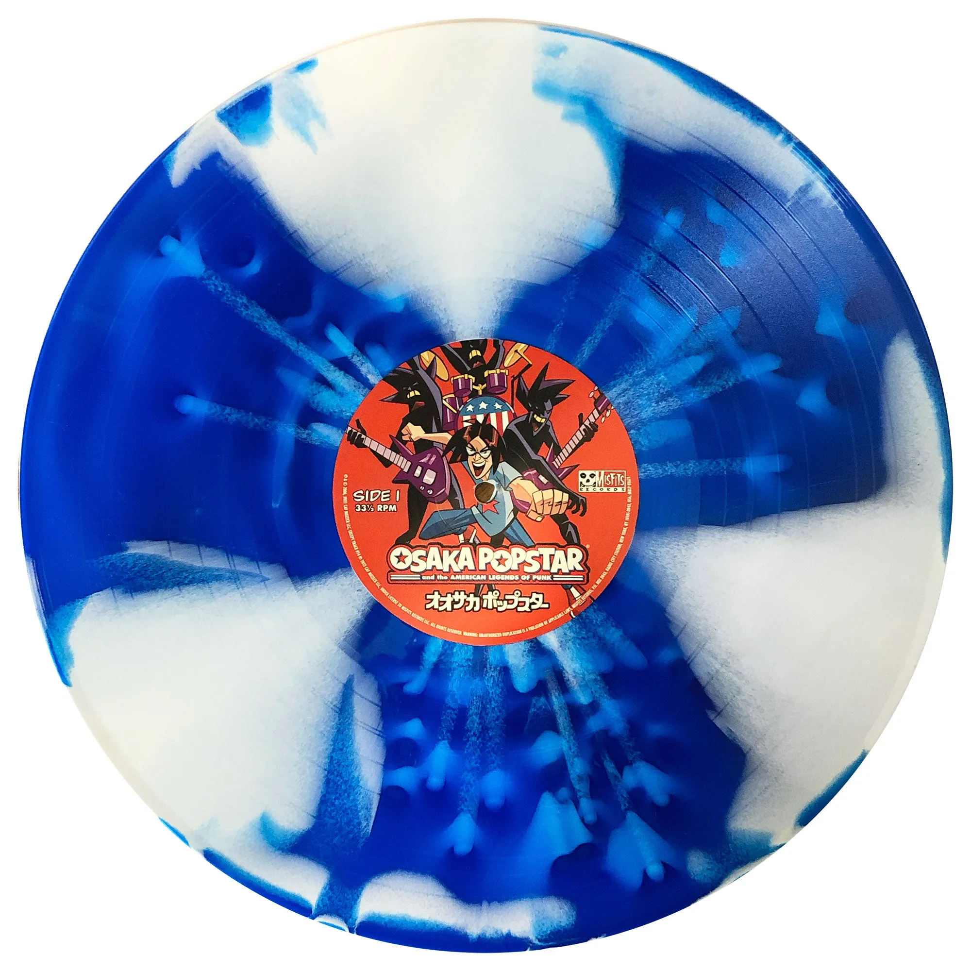 OSAKA POPSTAR & THE AMERICAN LEGENDS OF PUNK LTD ED ‘ANIME SPEED-LINE SPLATTER’ VINYL BUNDLE