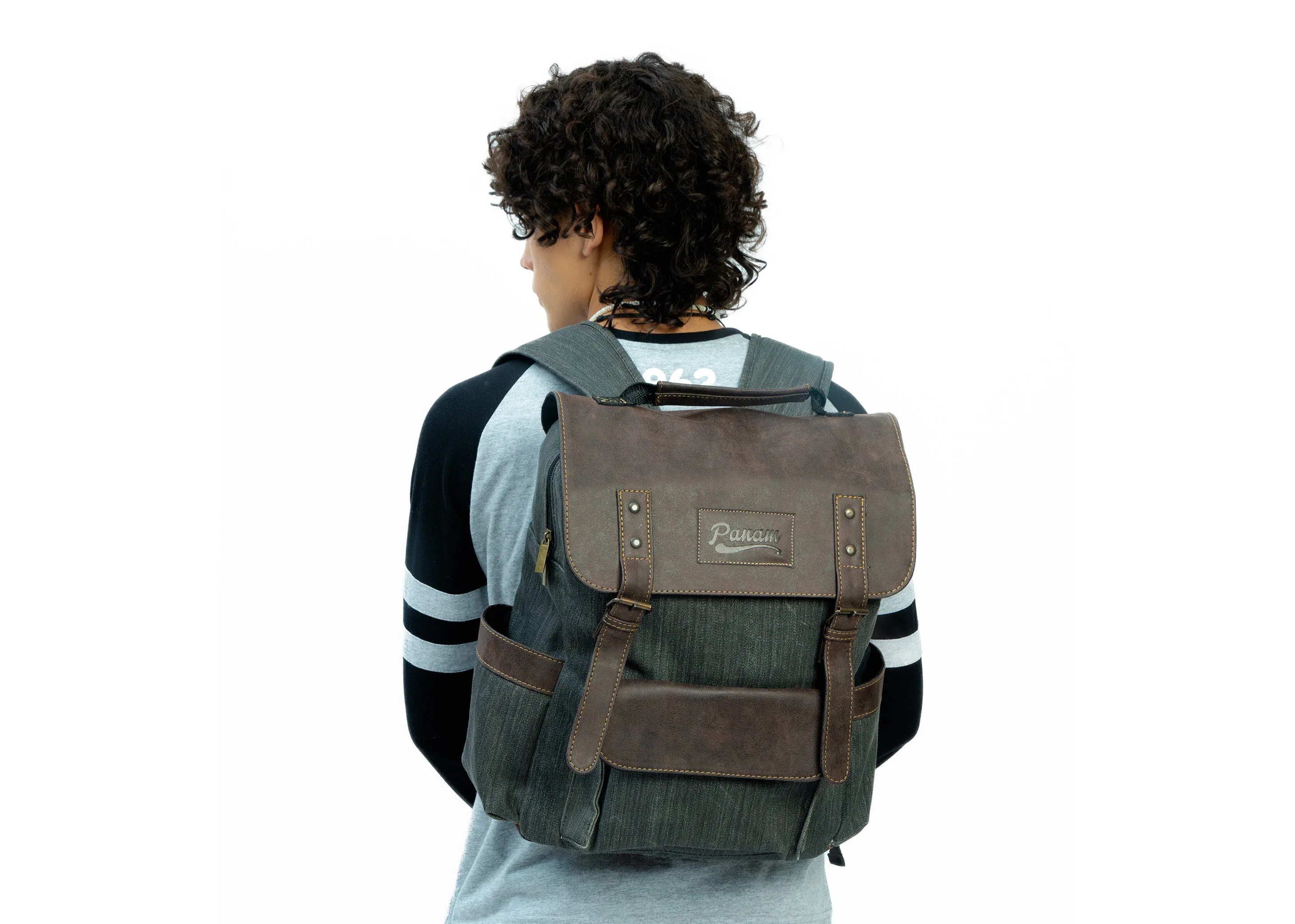 PANAM Mochila Vintage Oxford