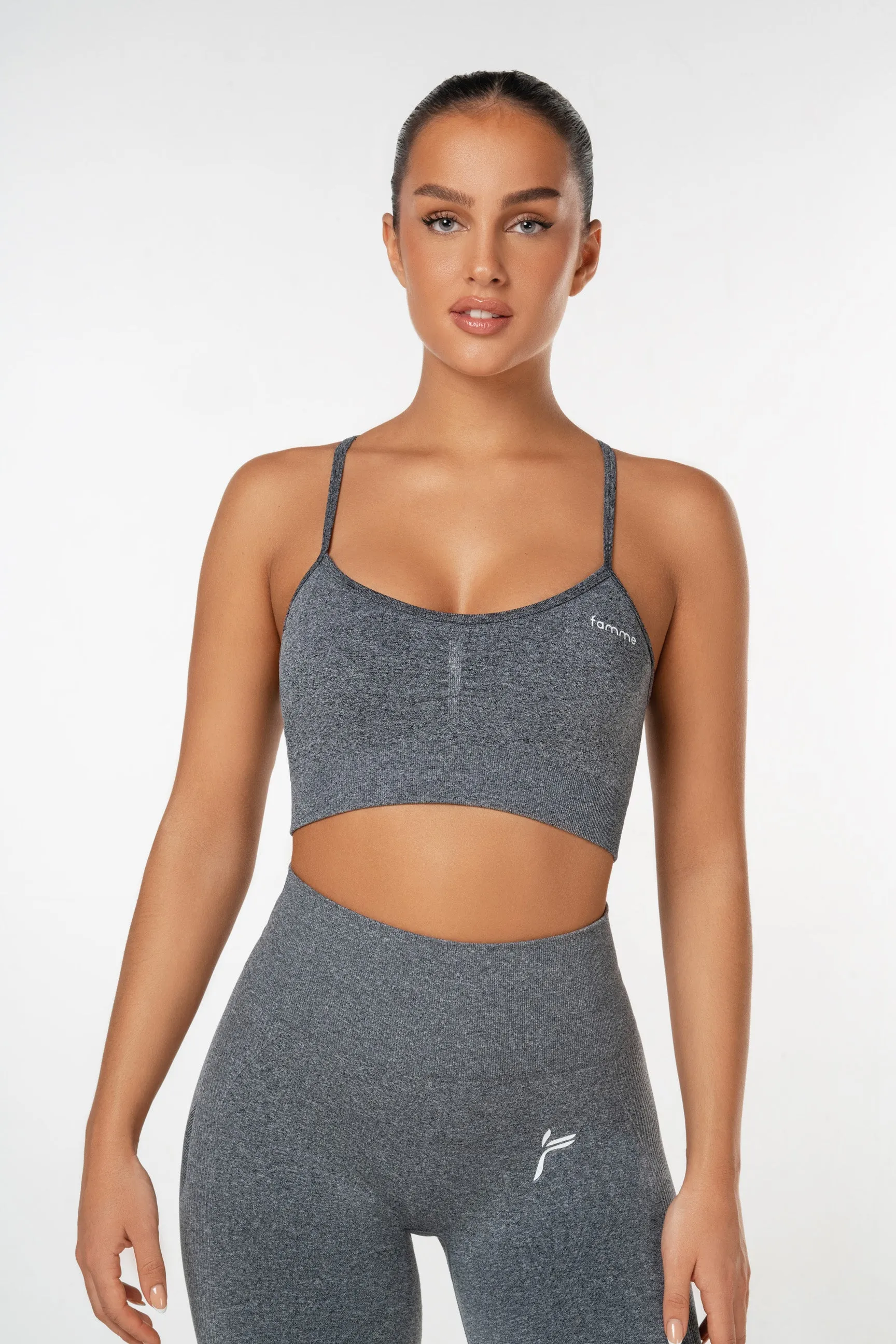 Peachy Scrunch Sports Bra