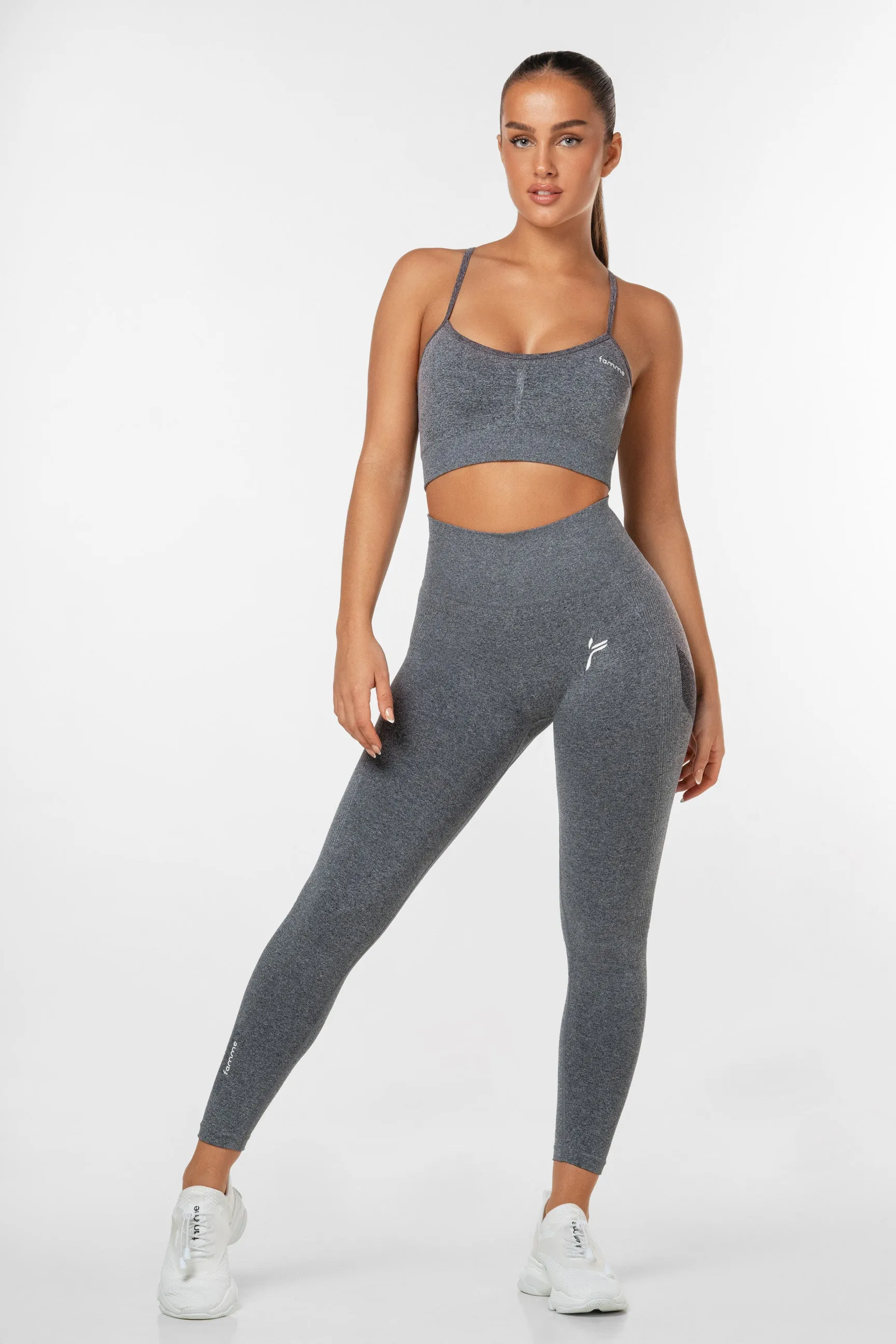 Peachy Scrunch Sports Bra