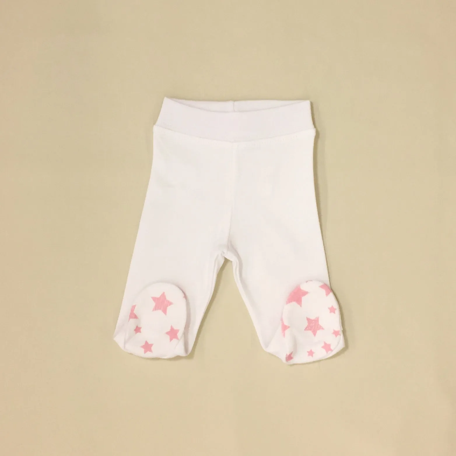 Pink Stars Layette Set Long Sleeve