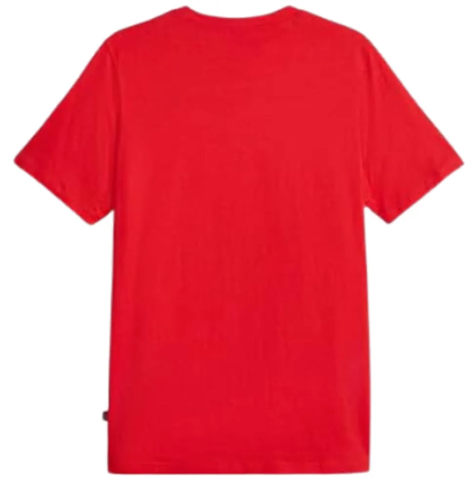 Playera Manga Corta Puma para Hombre Graphics No. 1 Logo Tee Rojo