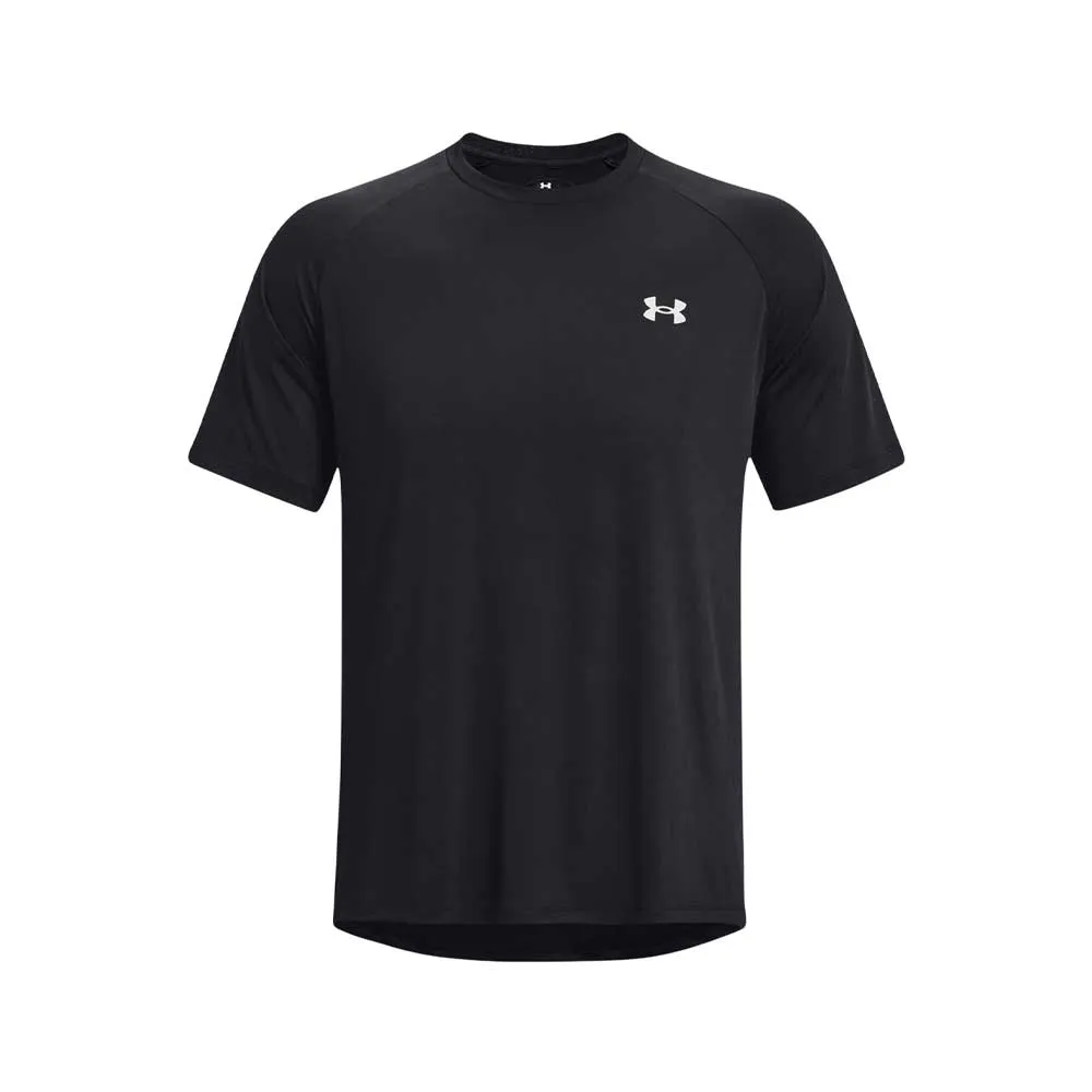 Playera Manga Corta Under Armour para Hombre Tech Reflective SS Negro