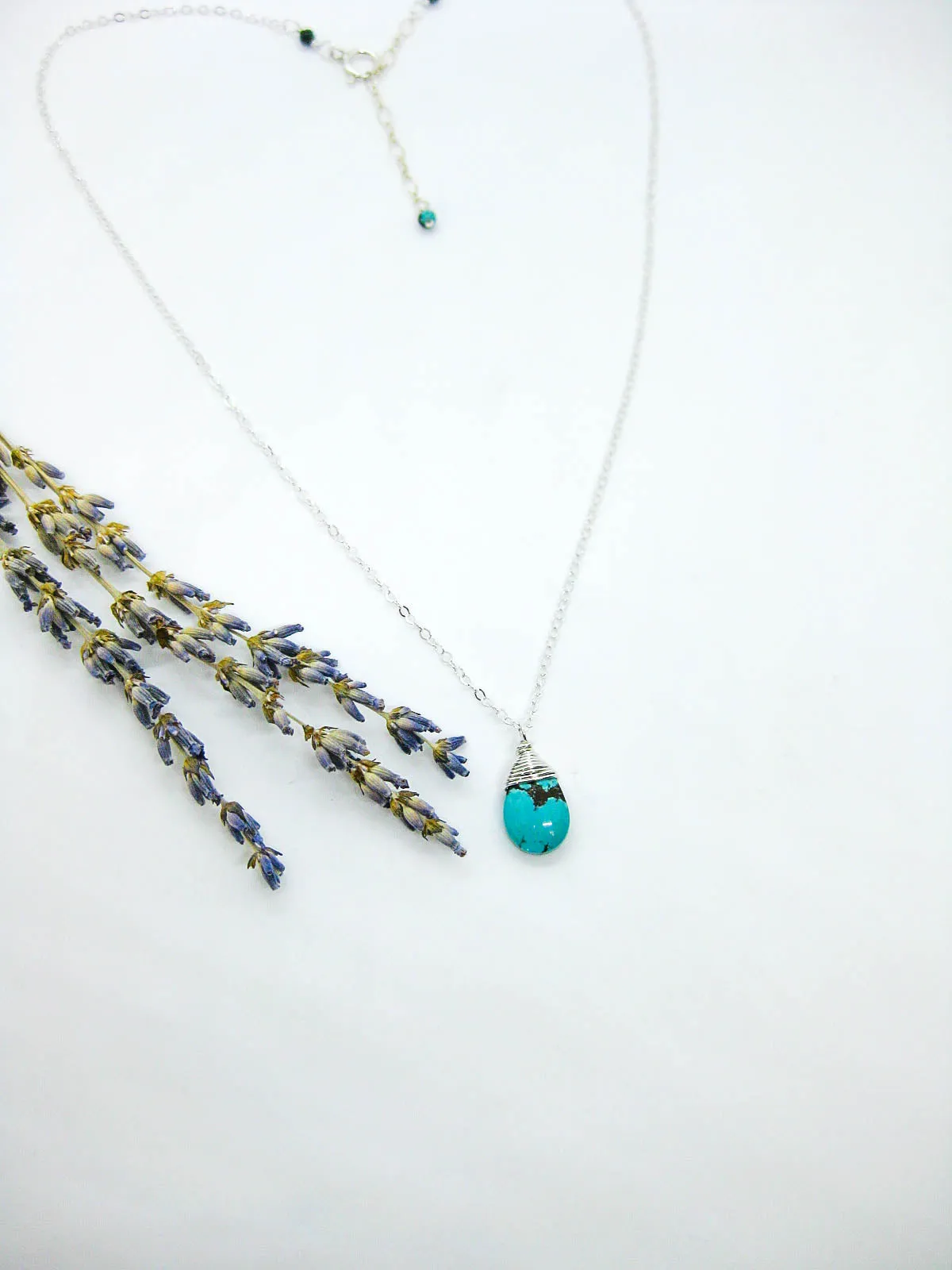 Poppy: Turquoise Necklace - n639