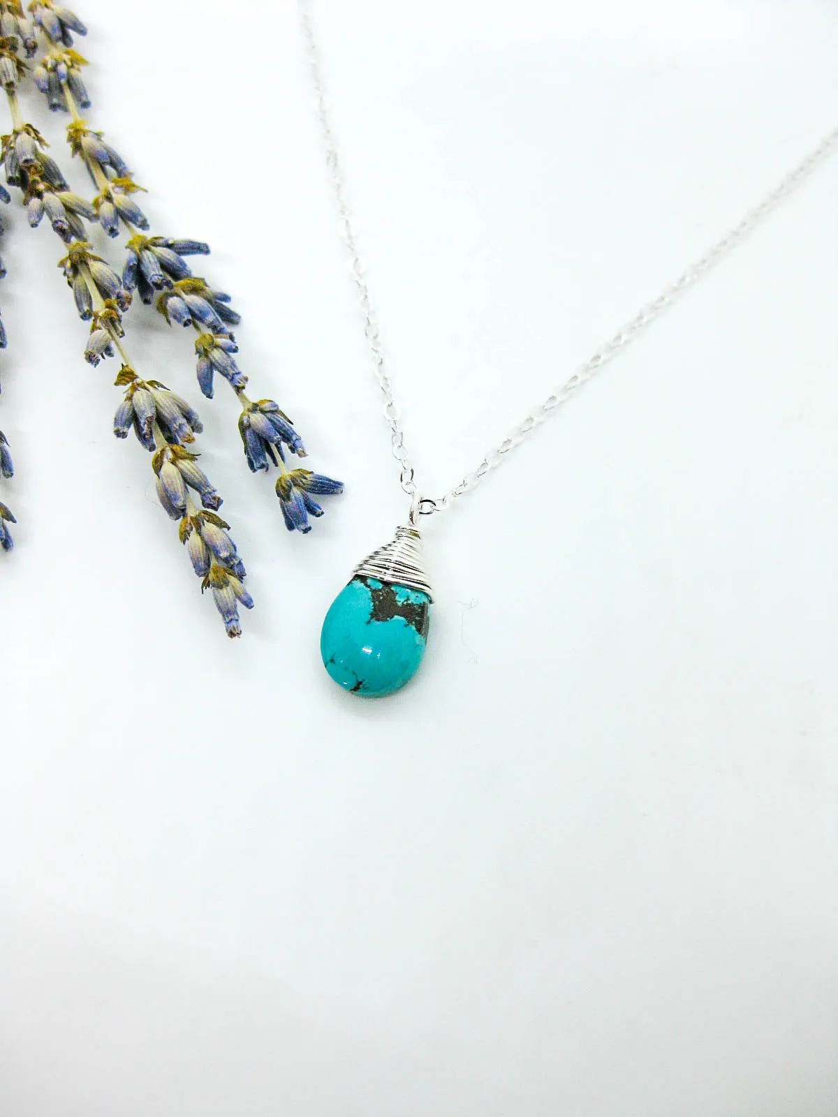 Poppy: Turquoise Necklace - n639