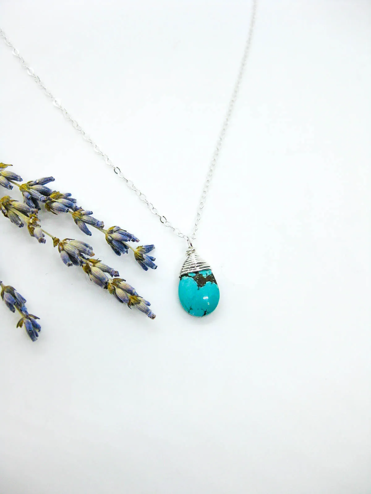 Poppy: Turquoise Necklace - n639