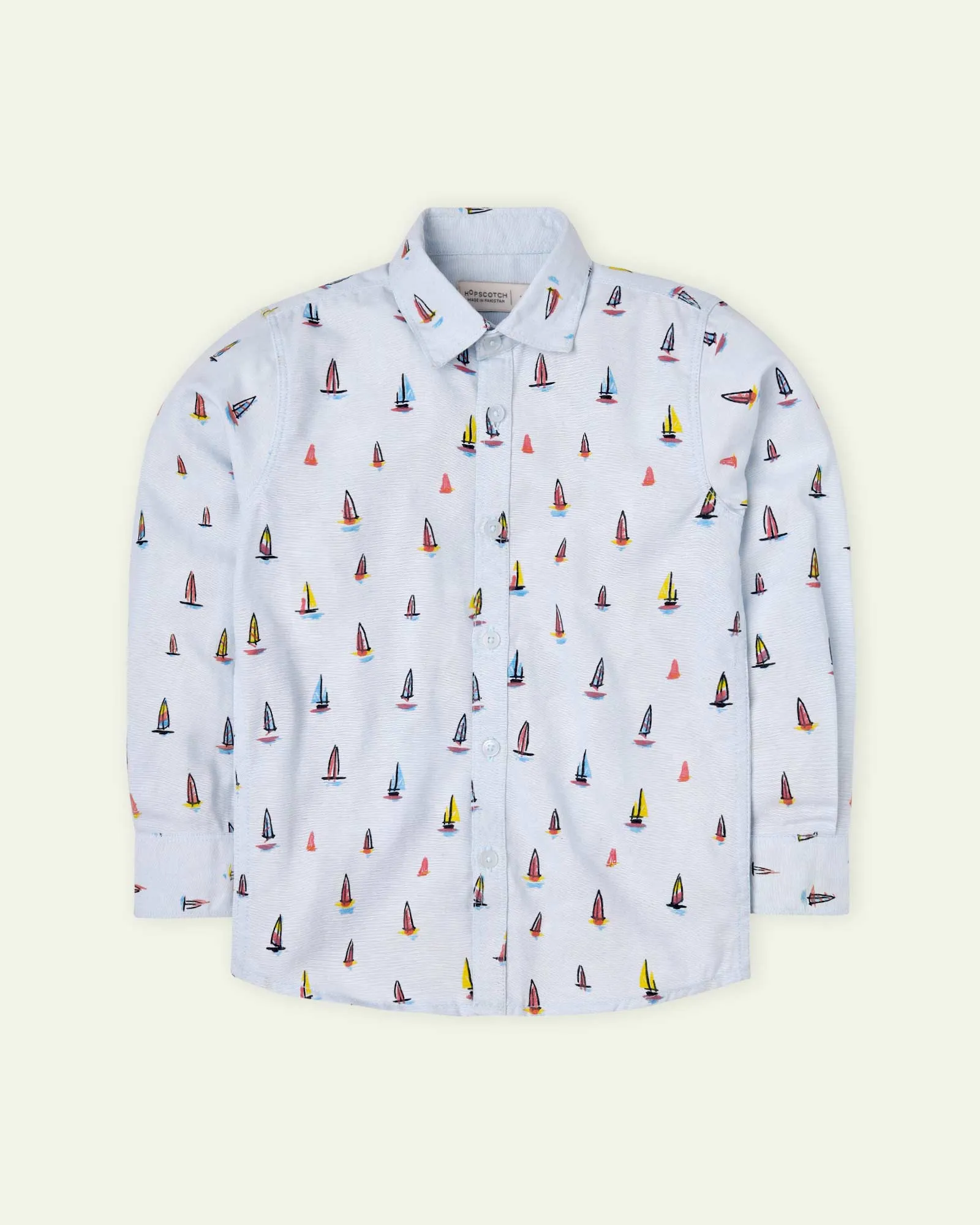 Printed Boats Shirt