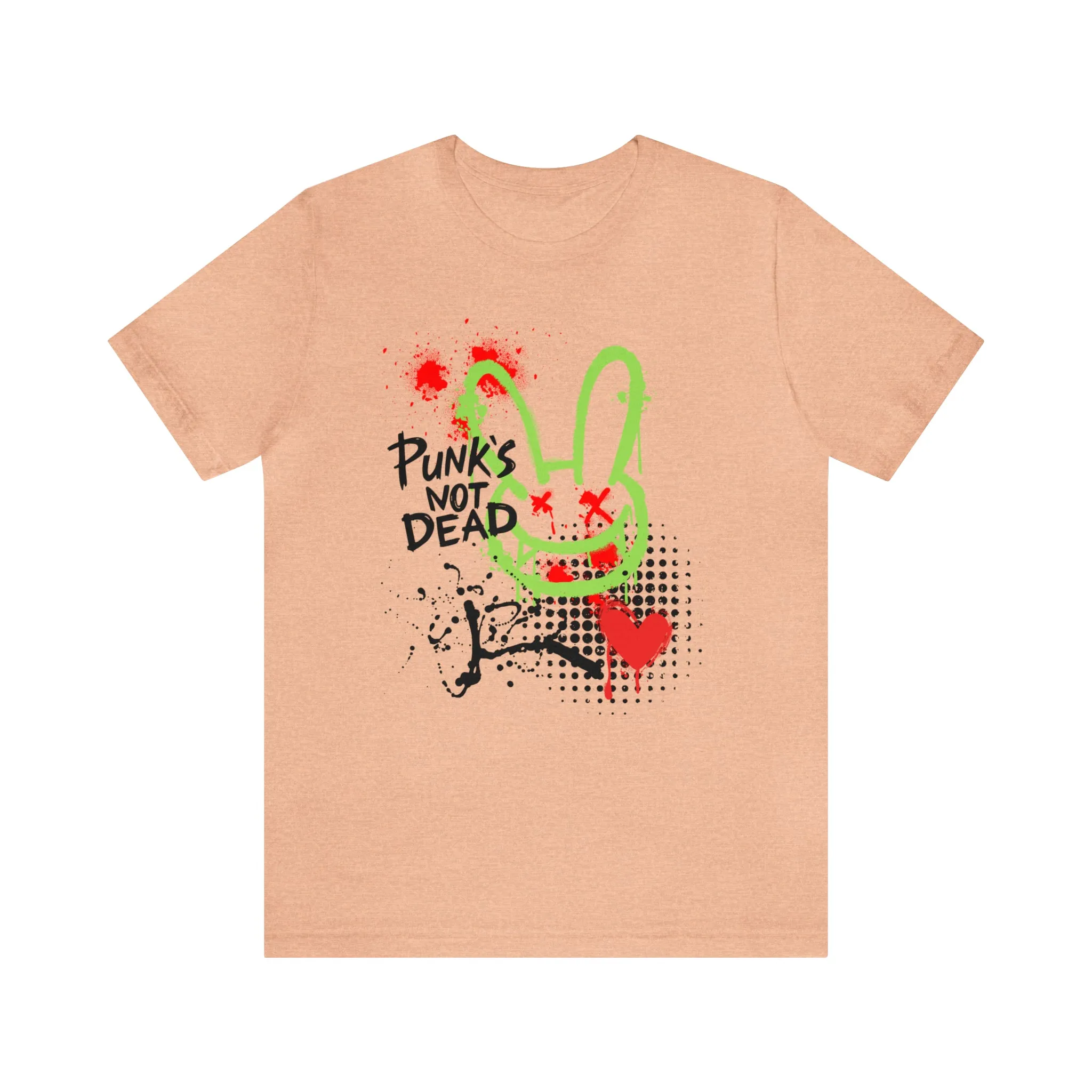 Punks not dead bunny Unisex Jersey Short Sleeve Tee