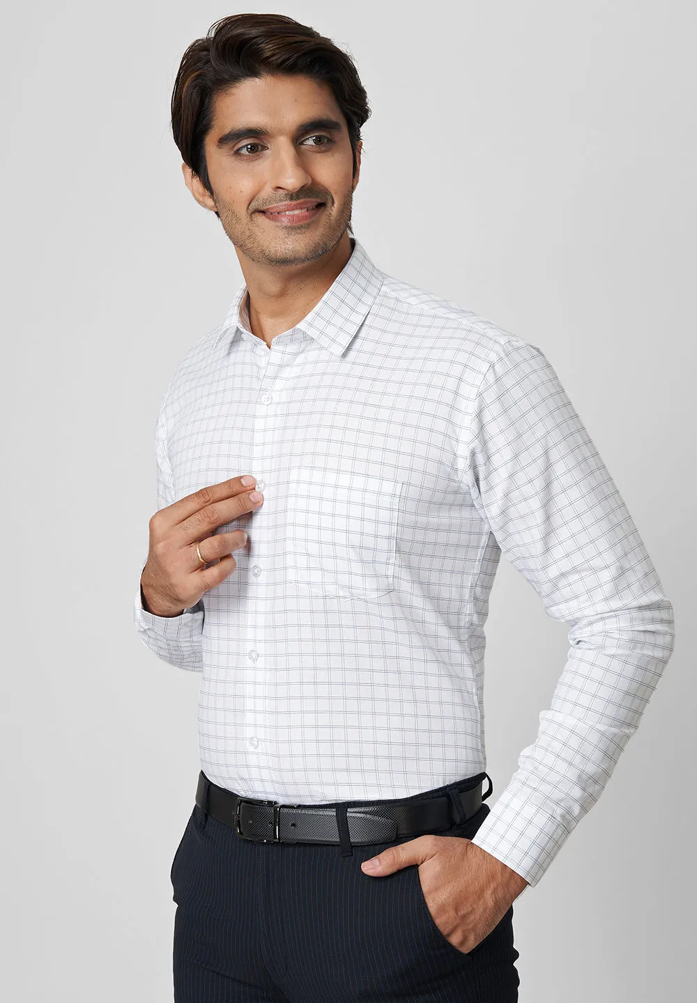 Pure Cotton Formal-Slim Fit Shirt - S40914