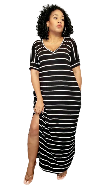 Queening- Stylish T-Shirt Maxi