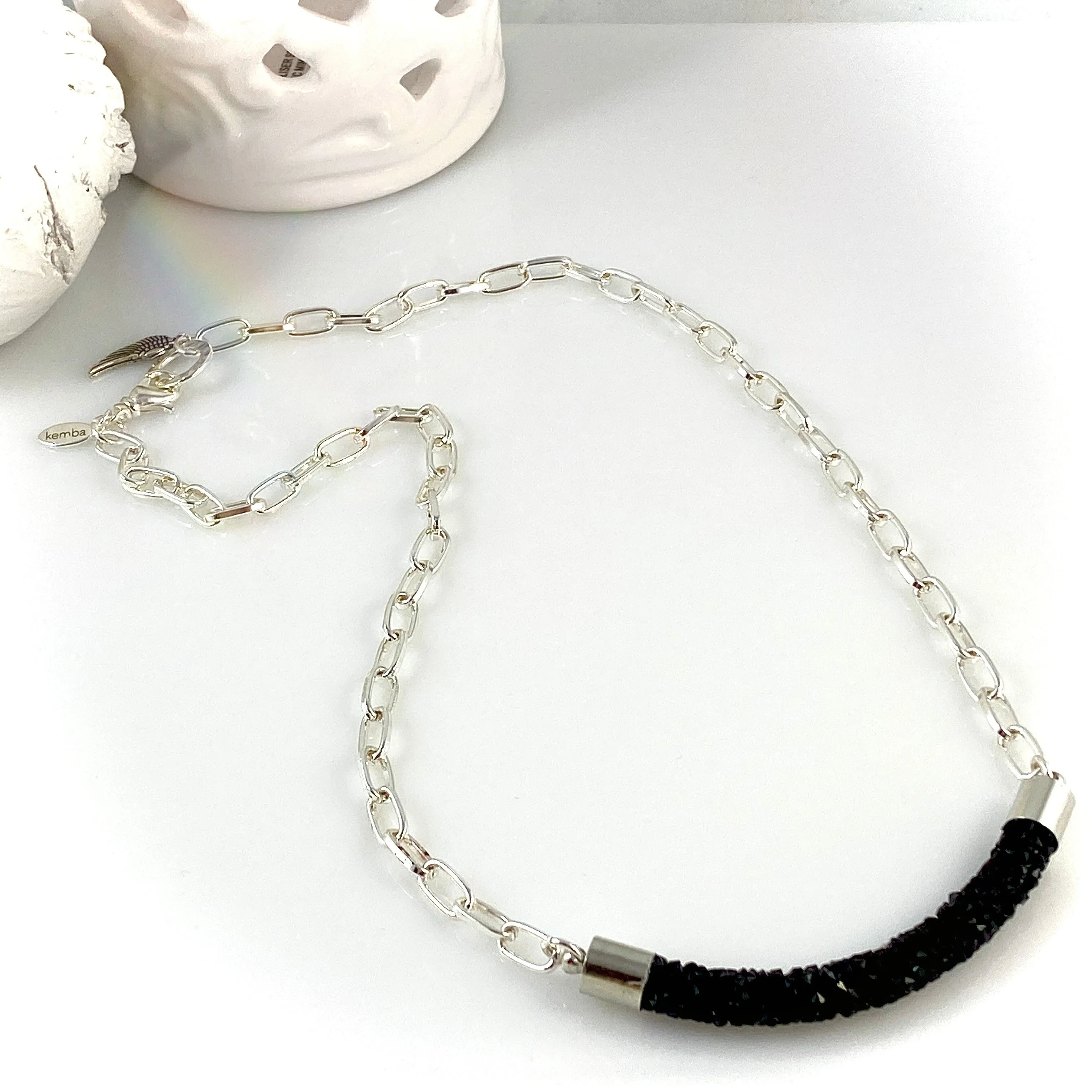 "Crystal Candy" (Black) Necklace