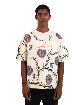 "VASE OF LIFE" HAND BLOCK PRINTED T SHIRT